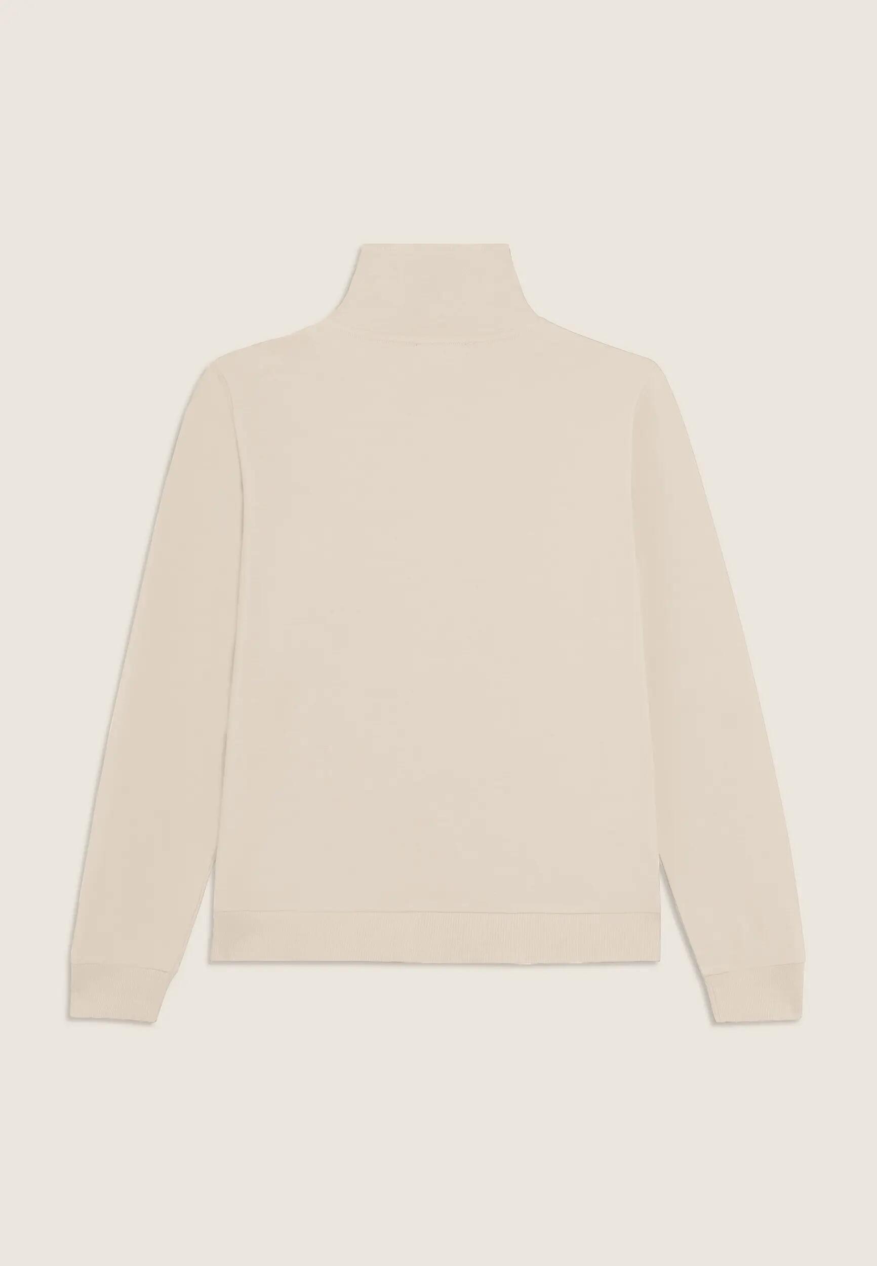 Sudadera con cremallera y cuello alto en tejido de punto elástico 5/6