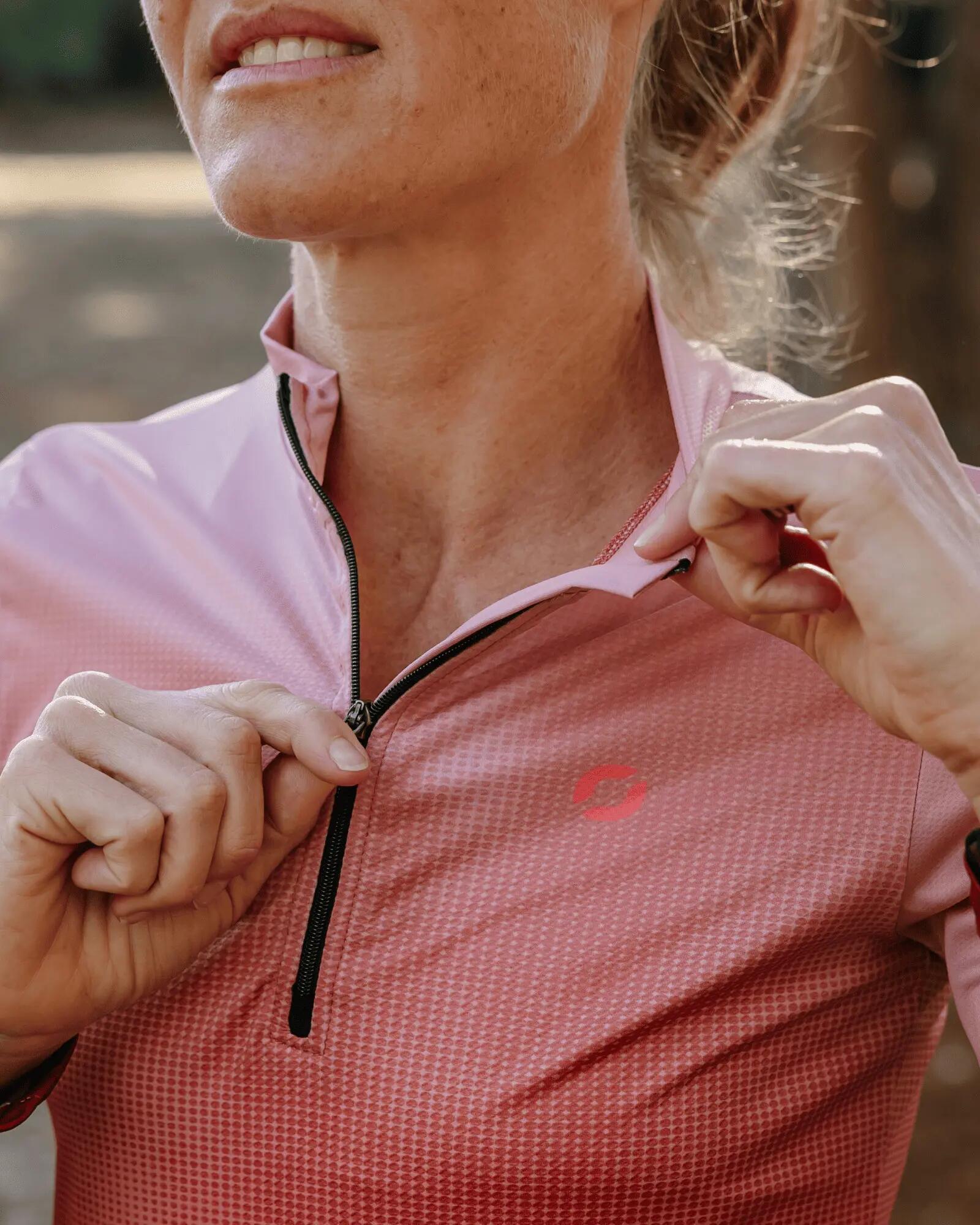 Maillot running femme manches longues - LAYTI CLOUD 3/4