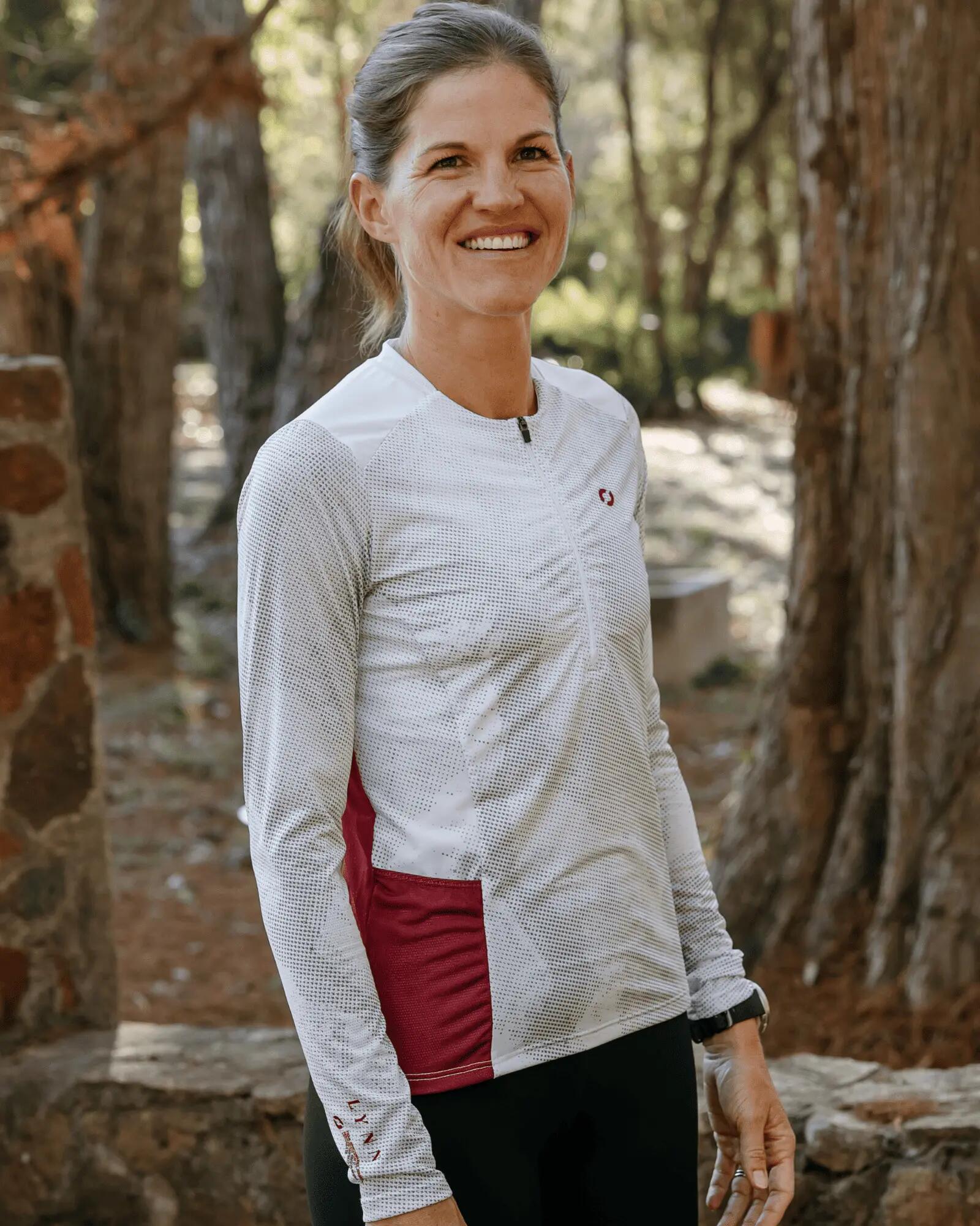 Damen-Trailshirt mit langen Ärmeln - LYNN WILD 3/4
