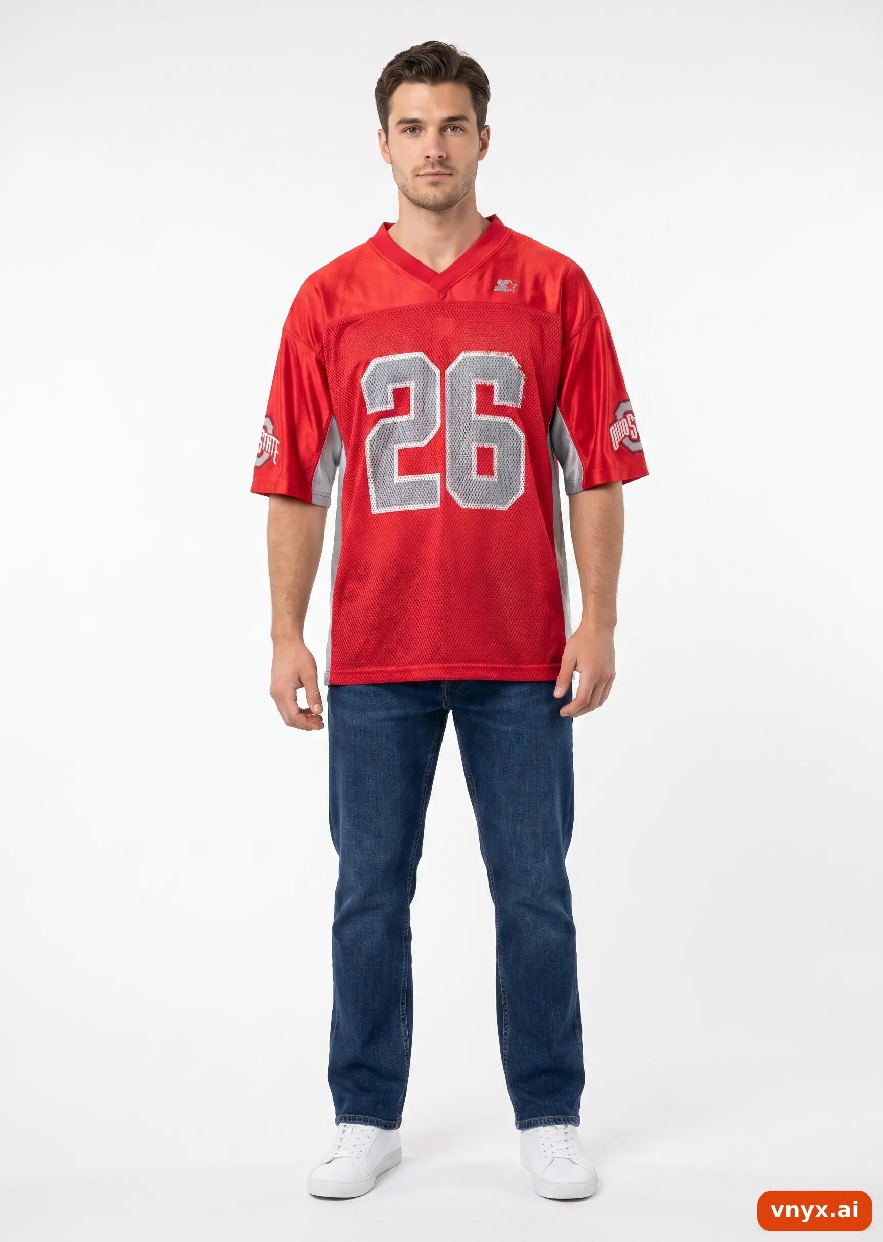 Second Life - Vintage Starter Crimson Jersey Men XL 3/5