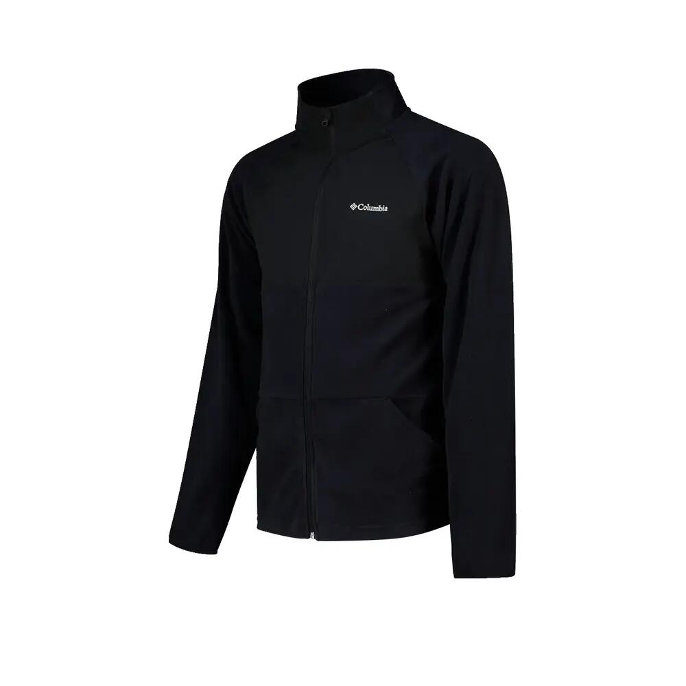 Fleecejacke Columbia Vital Valley mit vollem Reißverschluss Schwarz 2/3