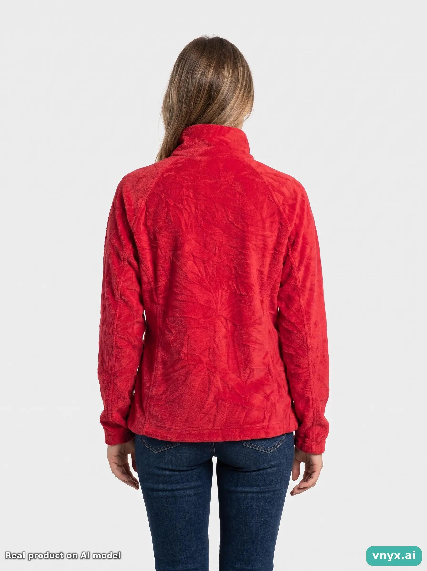 Second Life - Classic Columbia Sportswear Company Fleece Jacket in Red size M 4/6