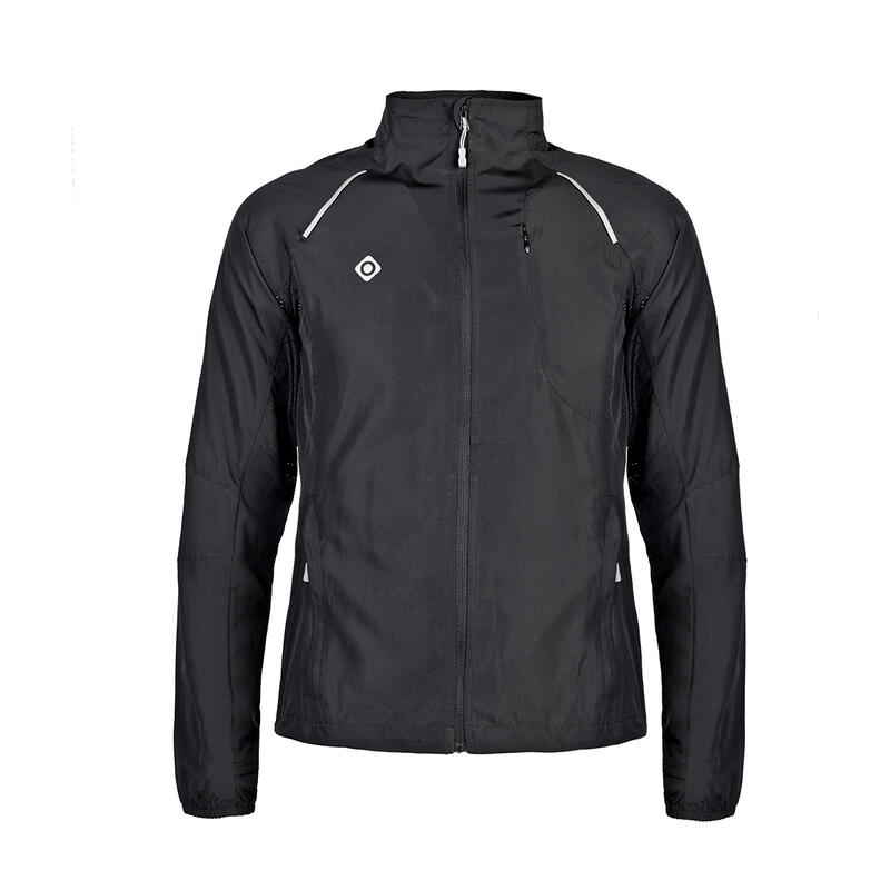 CHAQUETA DE RUNNING NEGRA MUJER ISONA II