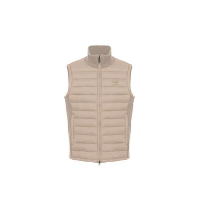 Mouwloze vest met ribbels mesh panelen colmar 8zx