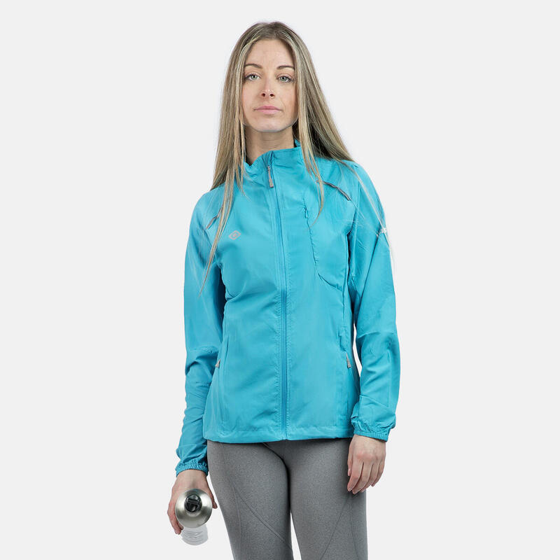 Veste de course et de trekking pour femme, déperlante et coupe-vent Izas ISONA