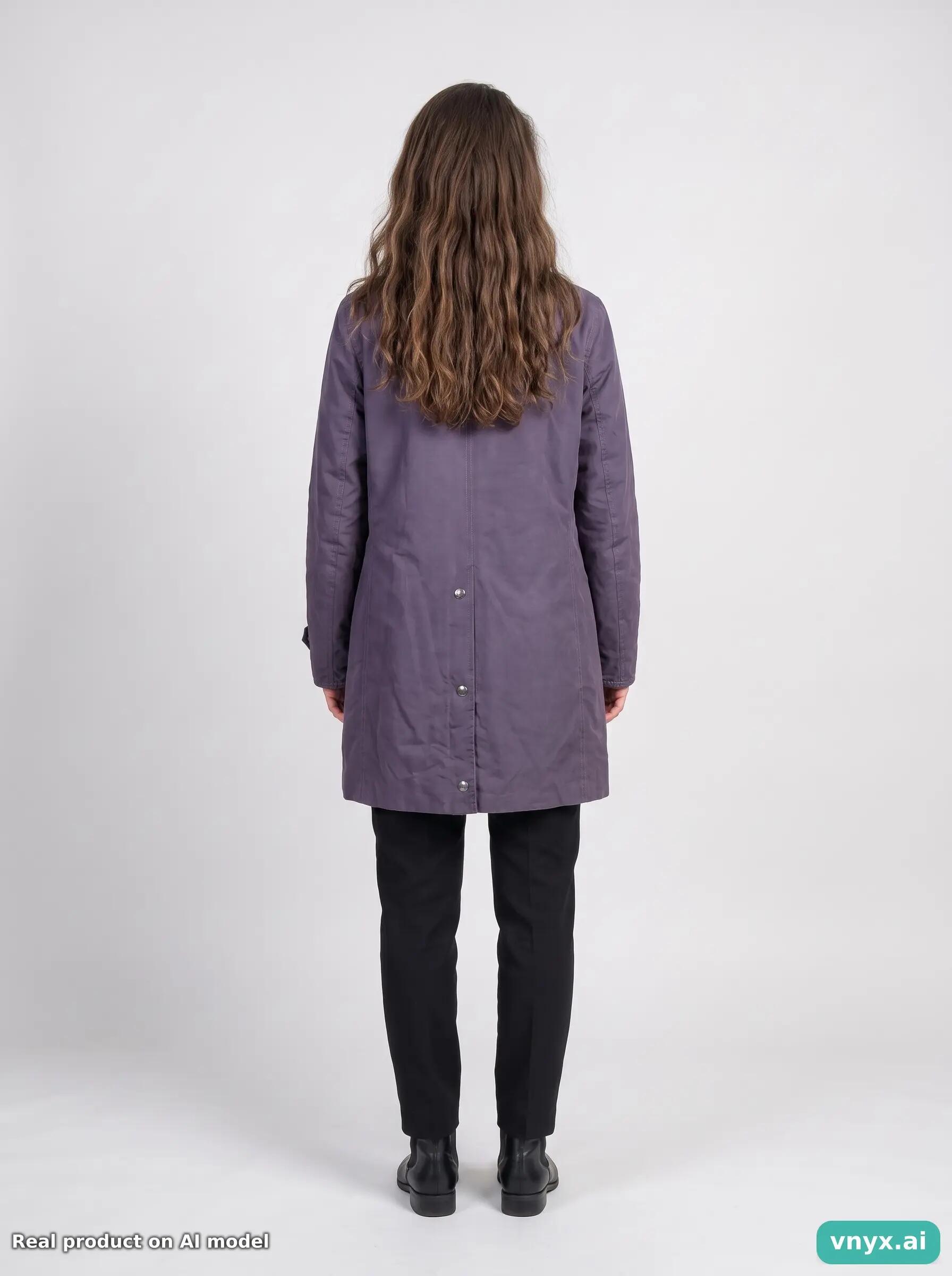 Second Life - Barbour Purple Outdoor Jacket Women M 4/5