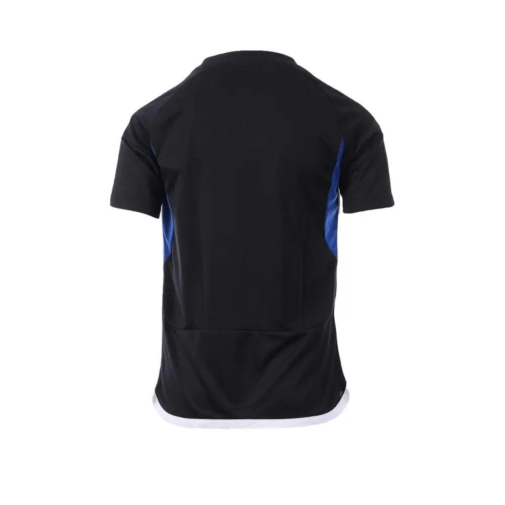 Maillot de sport Adidas Schalke 04 Col Haut Manches Courtes Noir 3/3