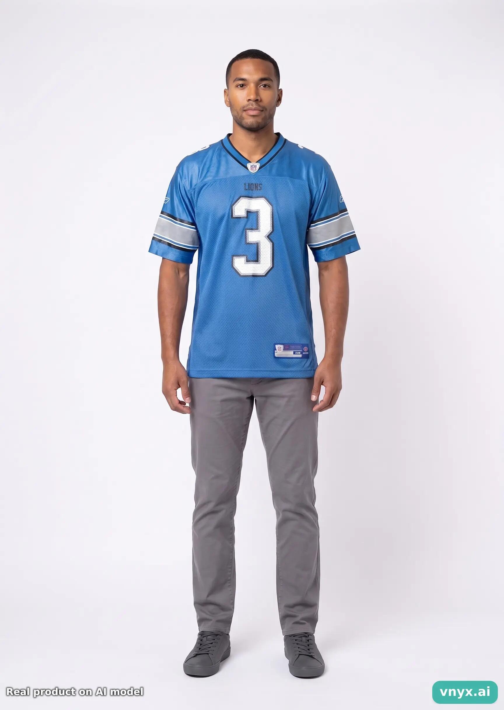 Second Life - Vintage Reebok Navy Jersey Men M 5/5