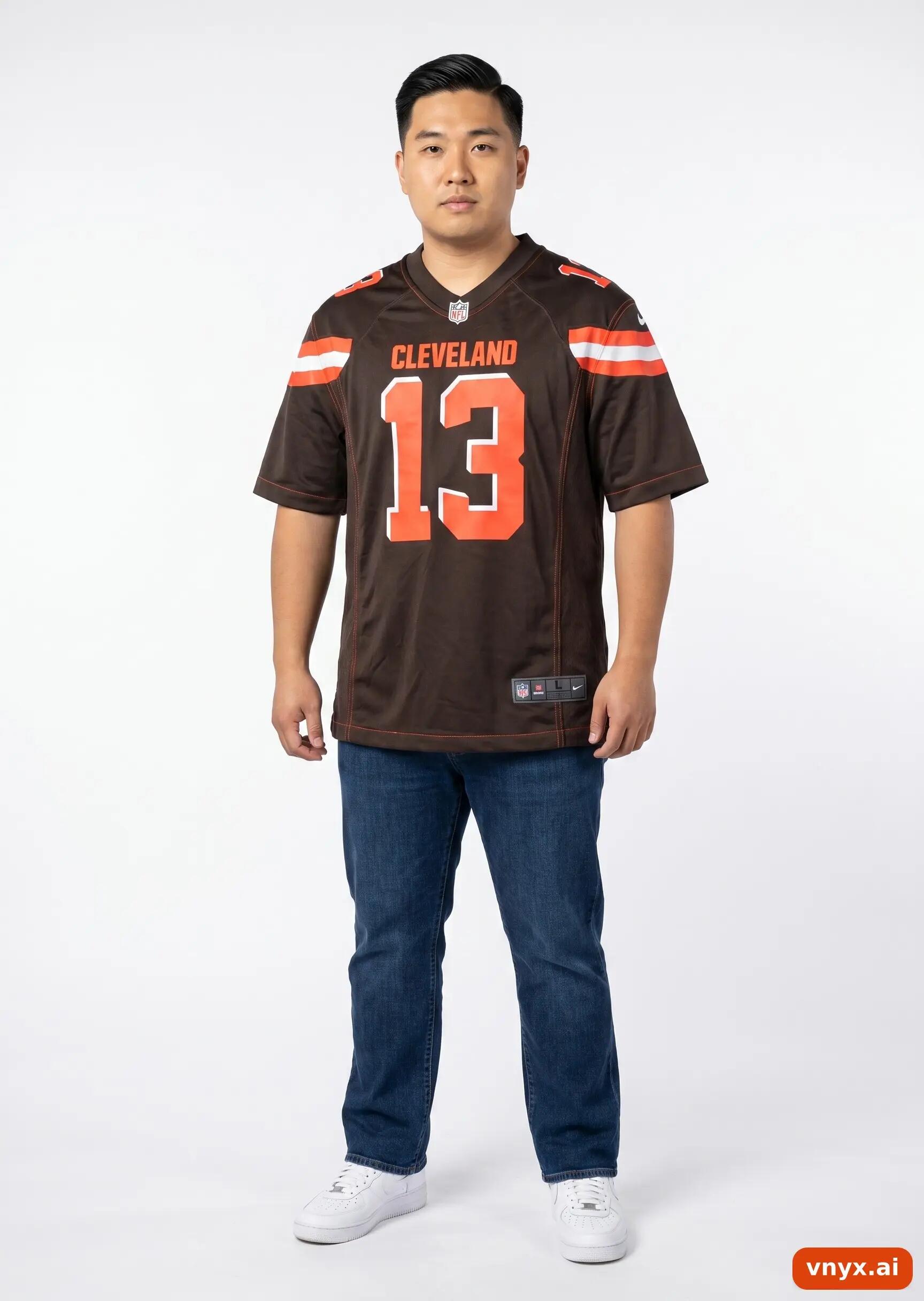 Second Life - Vintage NFL Brown Jersey Men L 3/5