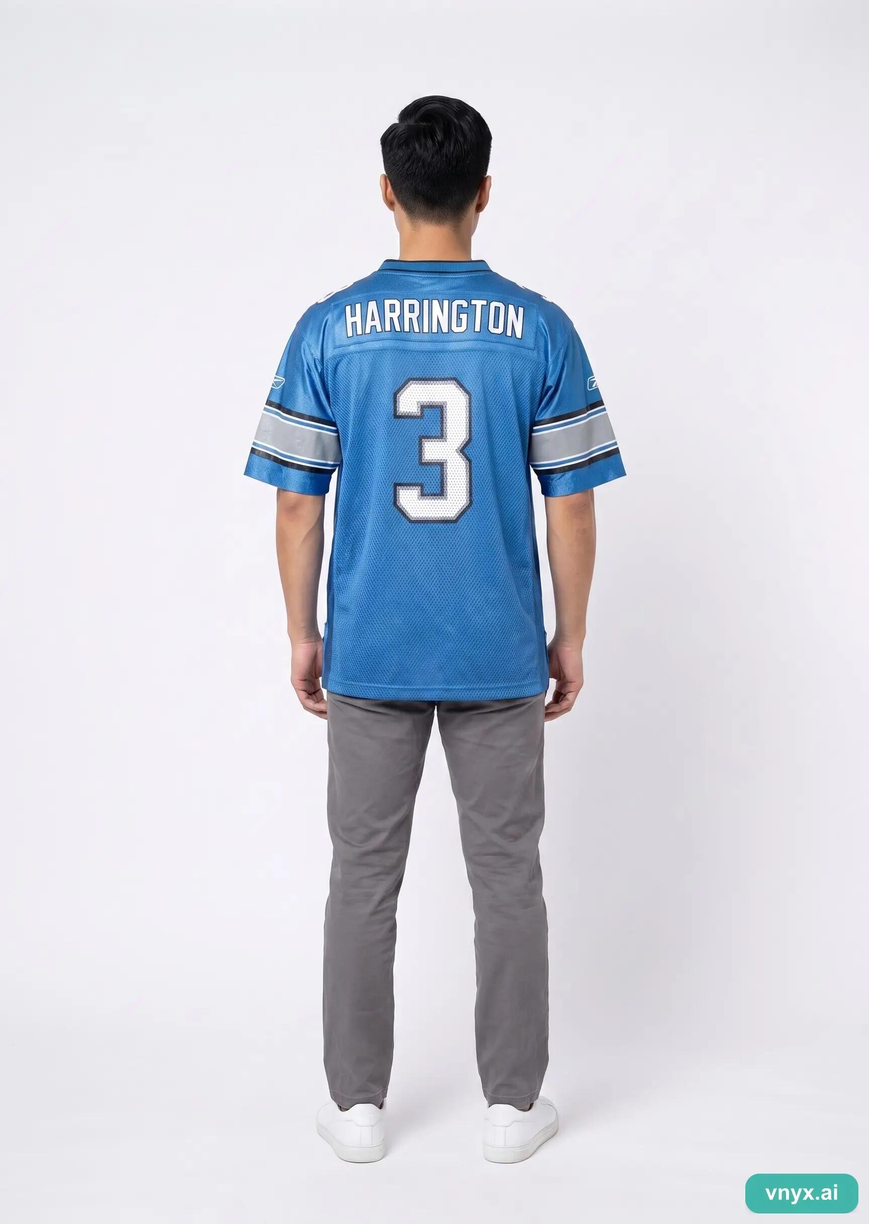Second Life - Vintage Reebok Navy Jersey Men M 3/5