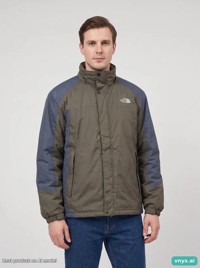 Second Life - The North Face Olive Green Outdoor Jacket Men L