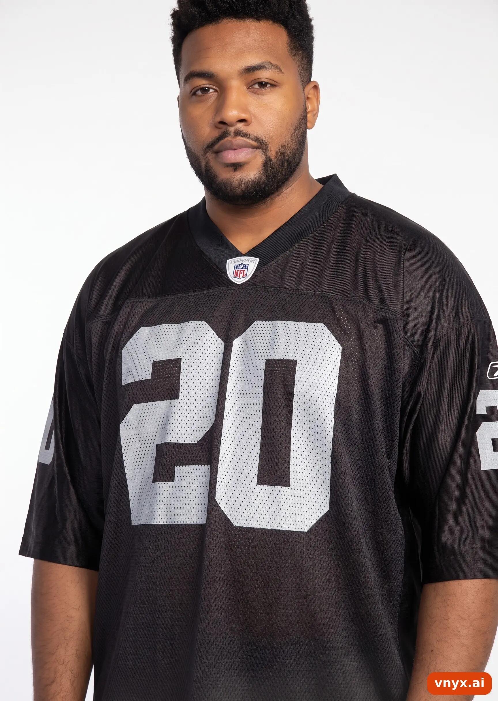 Second Life - Vintage NFL Deep Black Jersey Men XXL 5/5