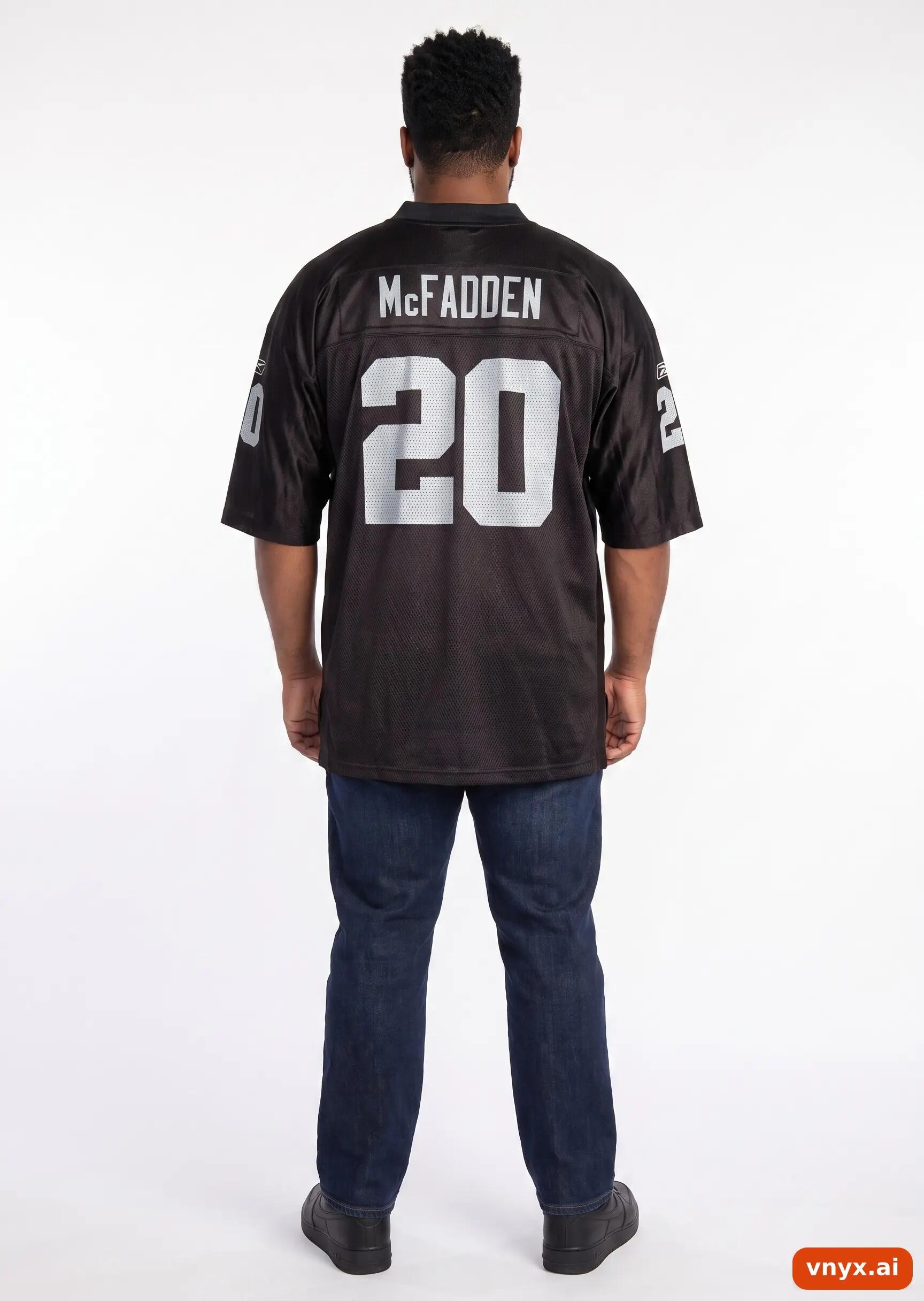 Second Life - Vintage NFL Deep Black Jersey Men XXL 4/5