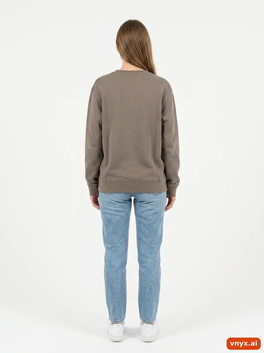 Second Life - Vintage Helly Hansen Taupe Sweatshirt Women L 4/6