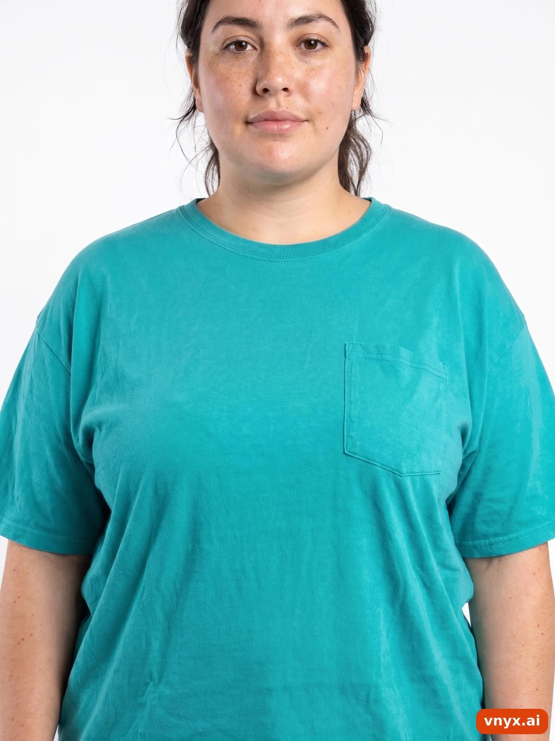 Second Life - Vintage Fruit of the Loom Teal T-Shirt Women XL 5/6