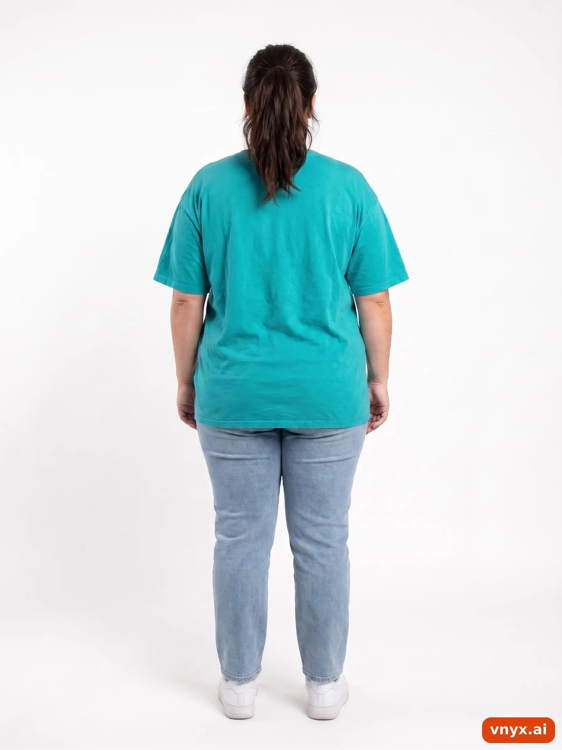Second Life - Vintage Fruit of the Loom Teal T-Shirt Women XL 4/6