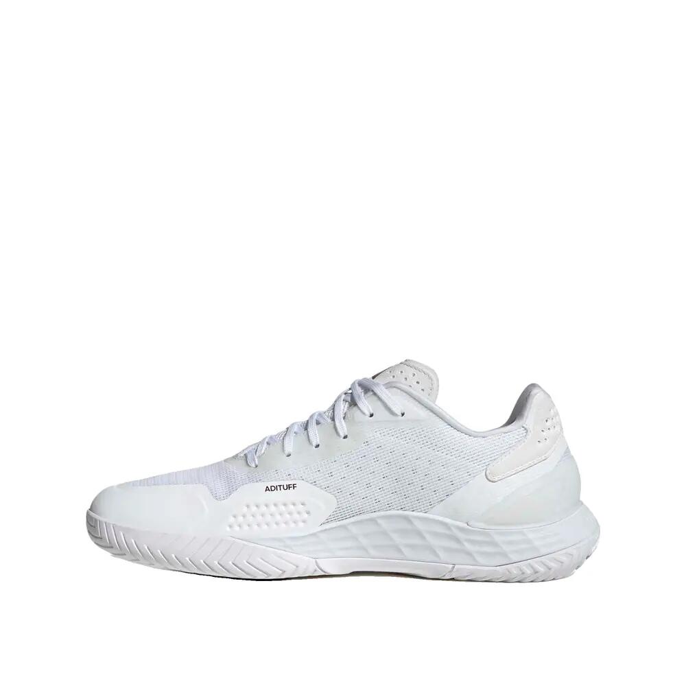 Adidas Defiant Speed 2 Weiße Padel-Schuhe 4/6