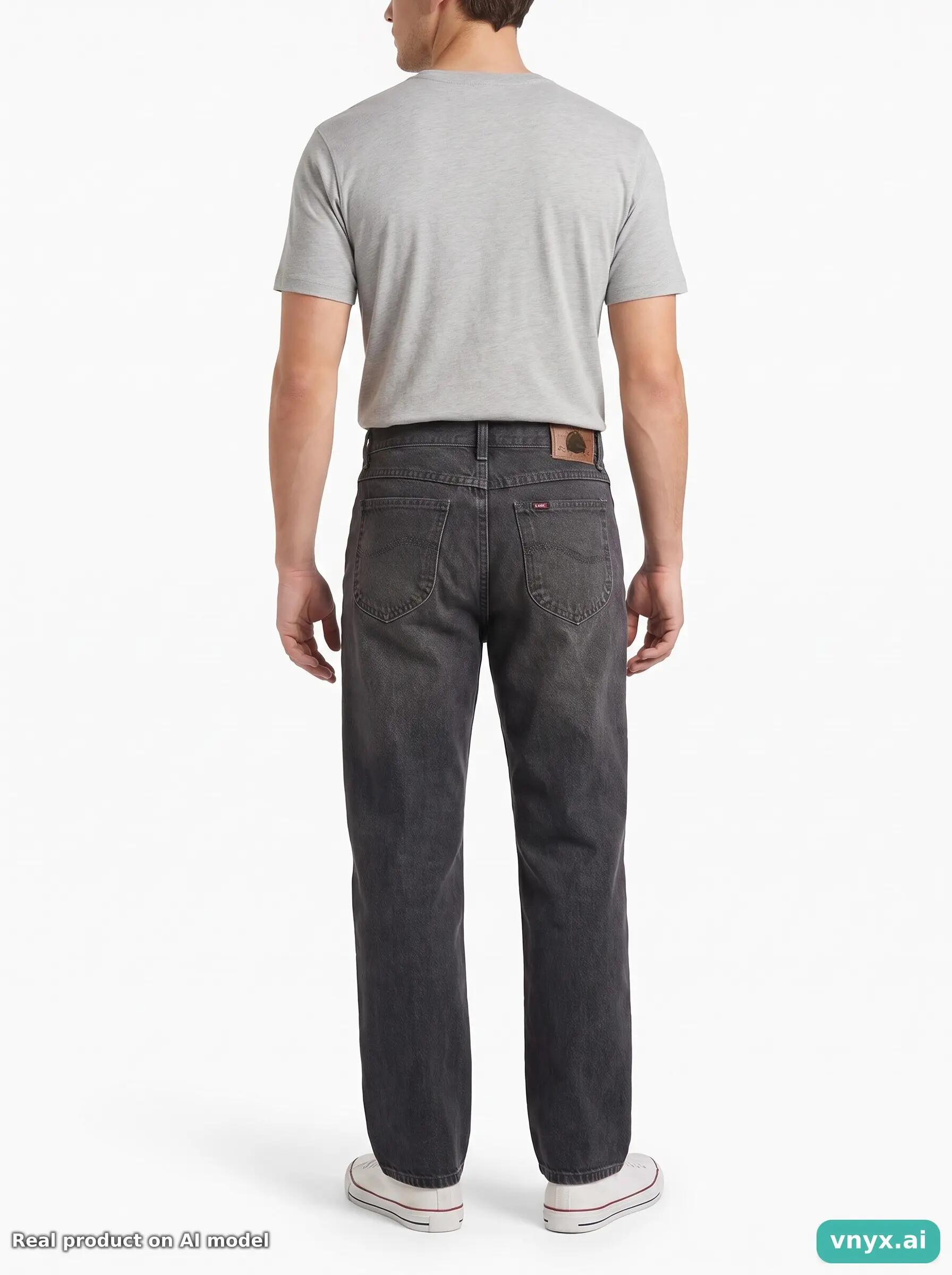 Second Life - Vintage Lee Charcoal Jeans men 28 2/6
