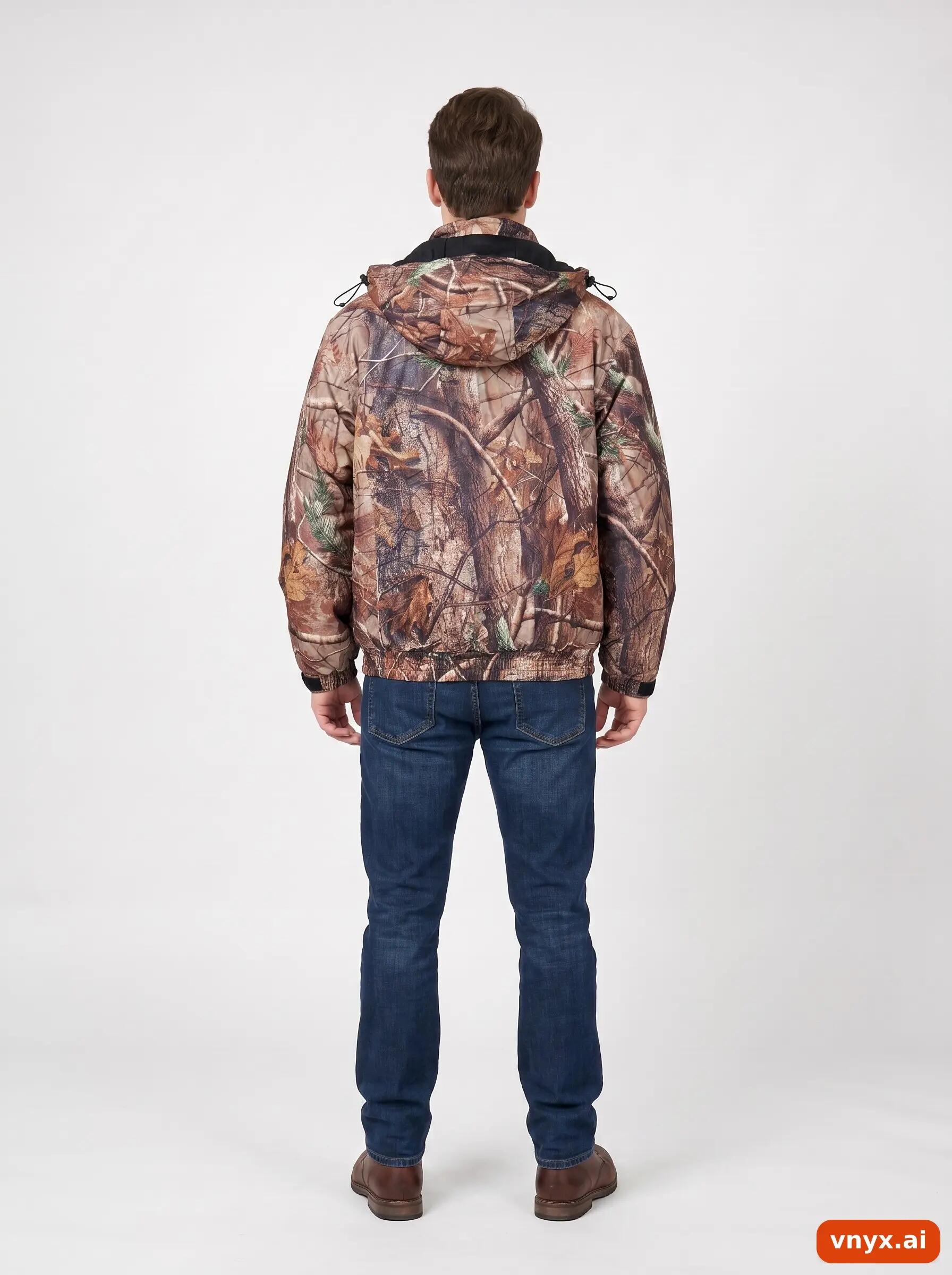 Second Life - Vintage Field & Stream Brown Camo Outdoor Jacket Men S 4/6
