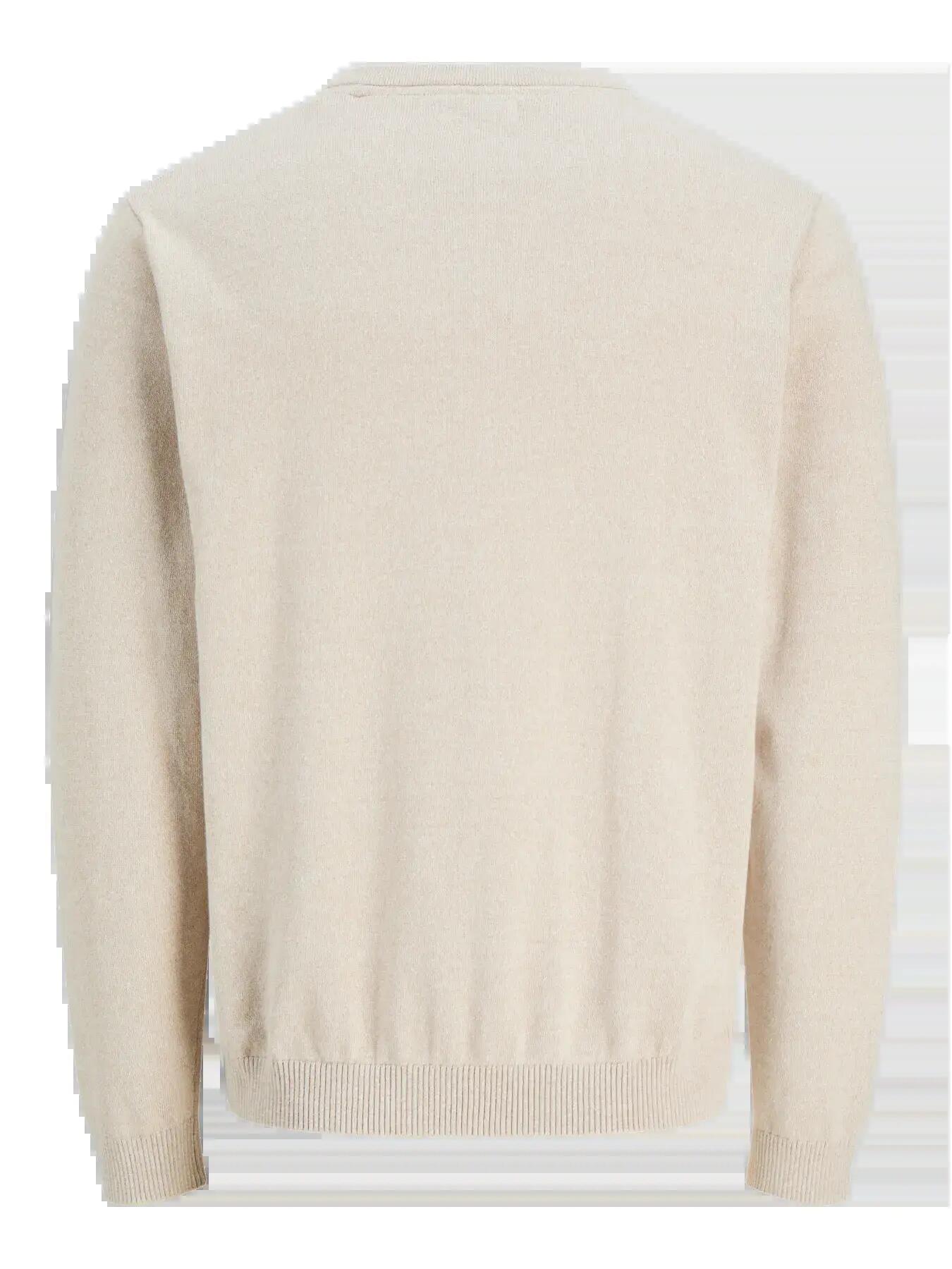 Homme Pull Regular Fit Basic Gris clair 2/8
