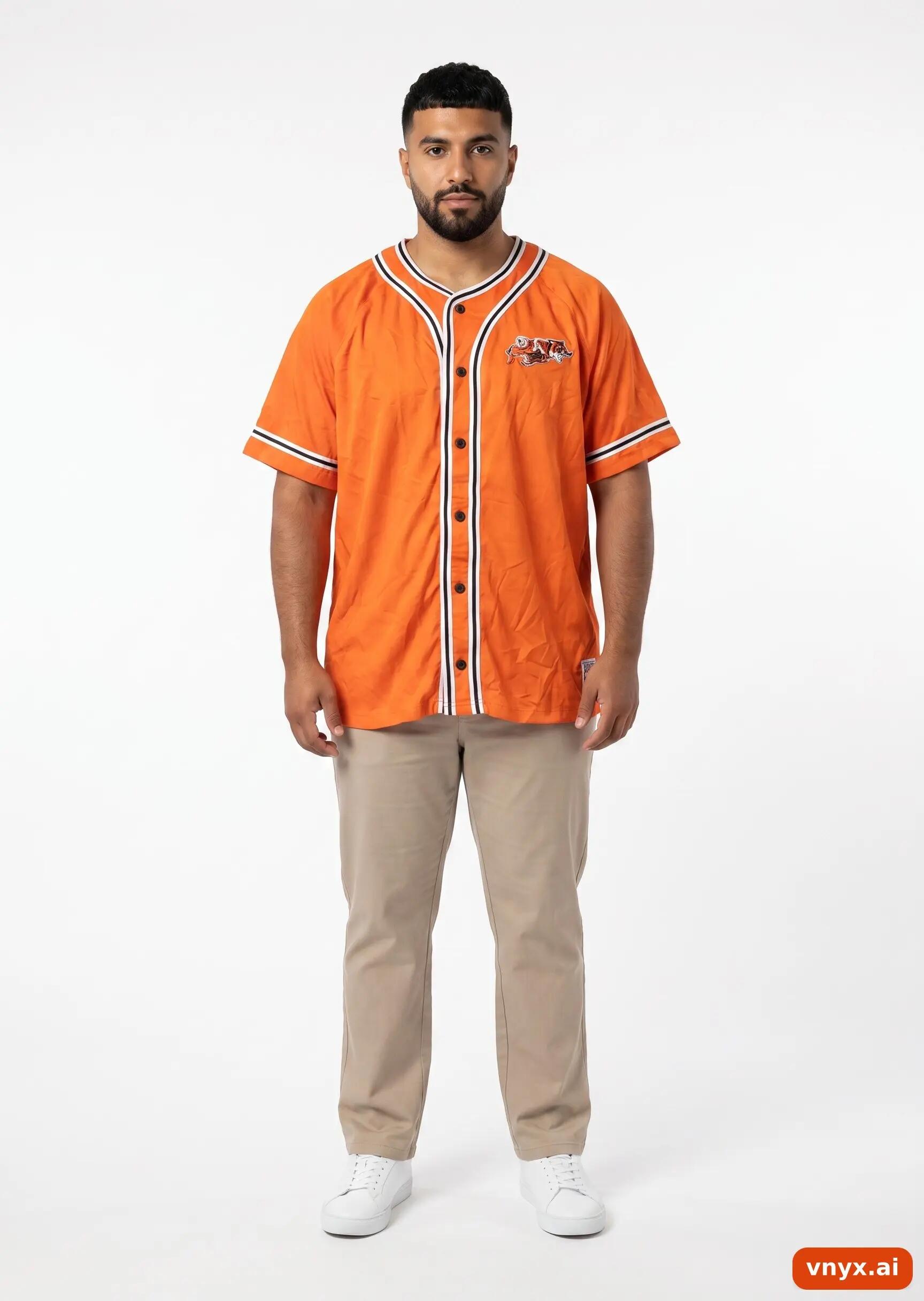 Second Life - Vintage NFL Bright Orange Jersey Men L 3/5