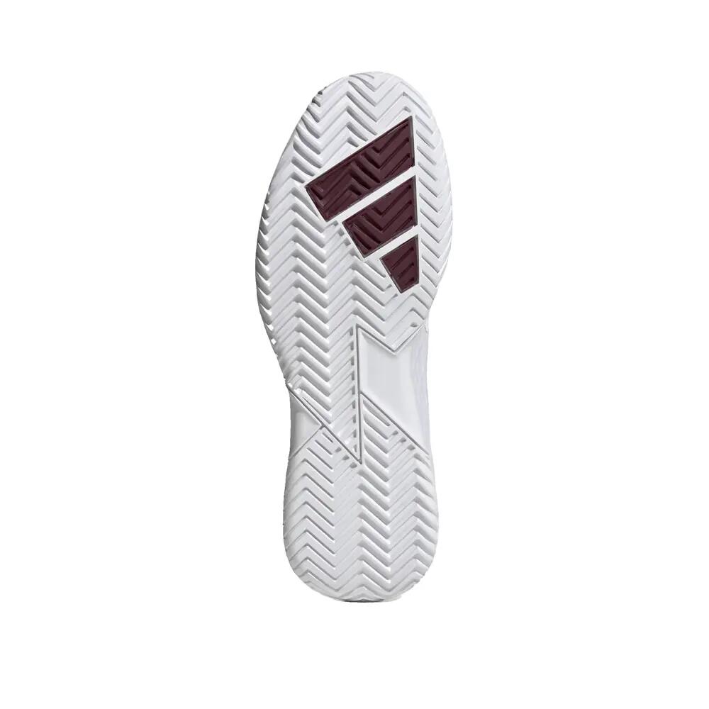 Adidas Defiant Speed 2 Weiße Padel-Schuhe 3/6