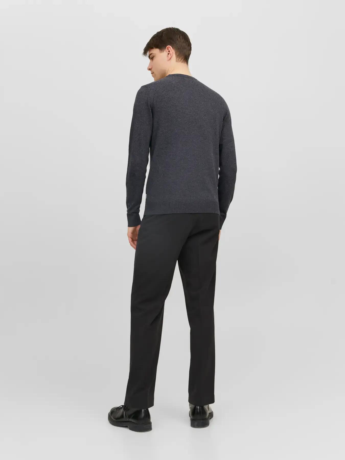 Homme Pull Knit Fit Emil Gris foncé 4/8