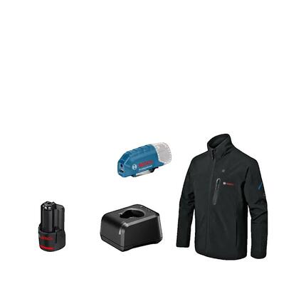 Veste chauffante Bosch GHJ 12+18V XA Noir