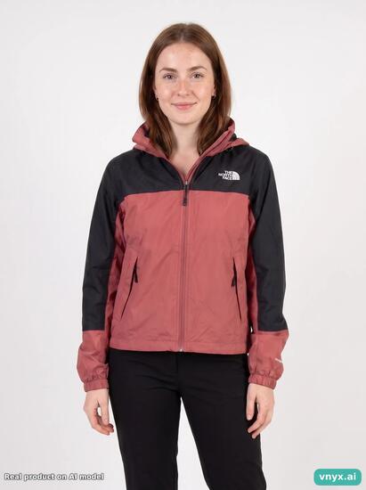 Second Life - The North Face Hydrenaline 2000 Windbreaker Rust Red Women XS