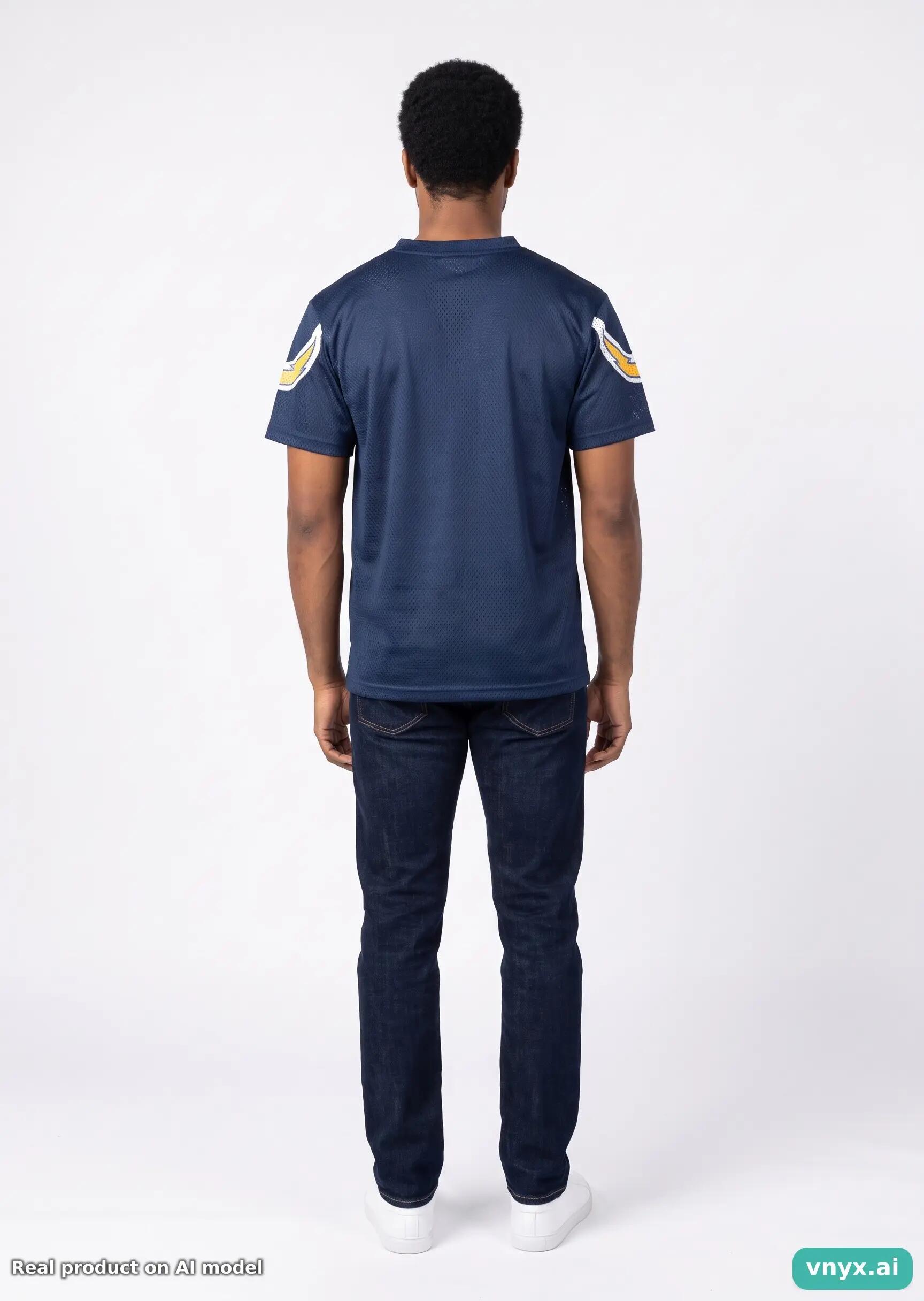 Second Life - Vintage franklin Dark Blue Jersey Men M 4/5