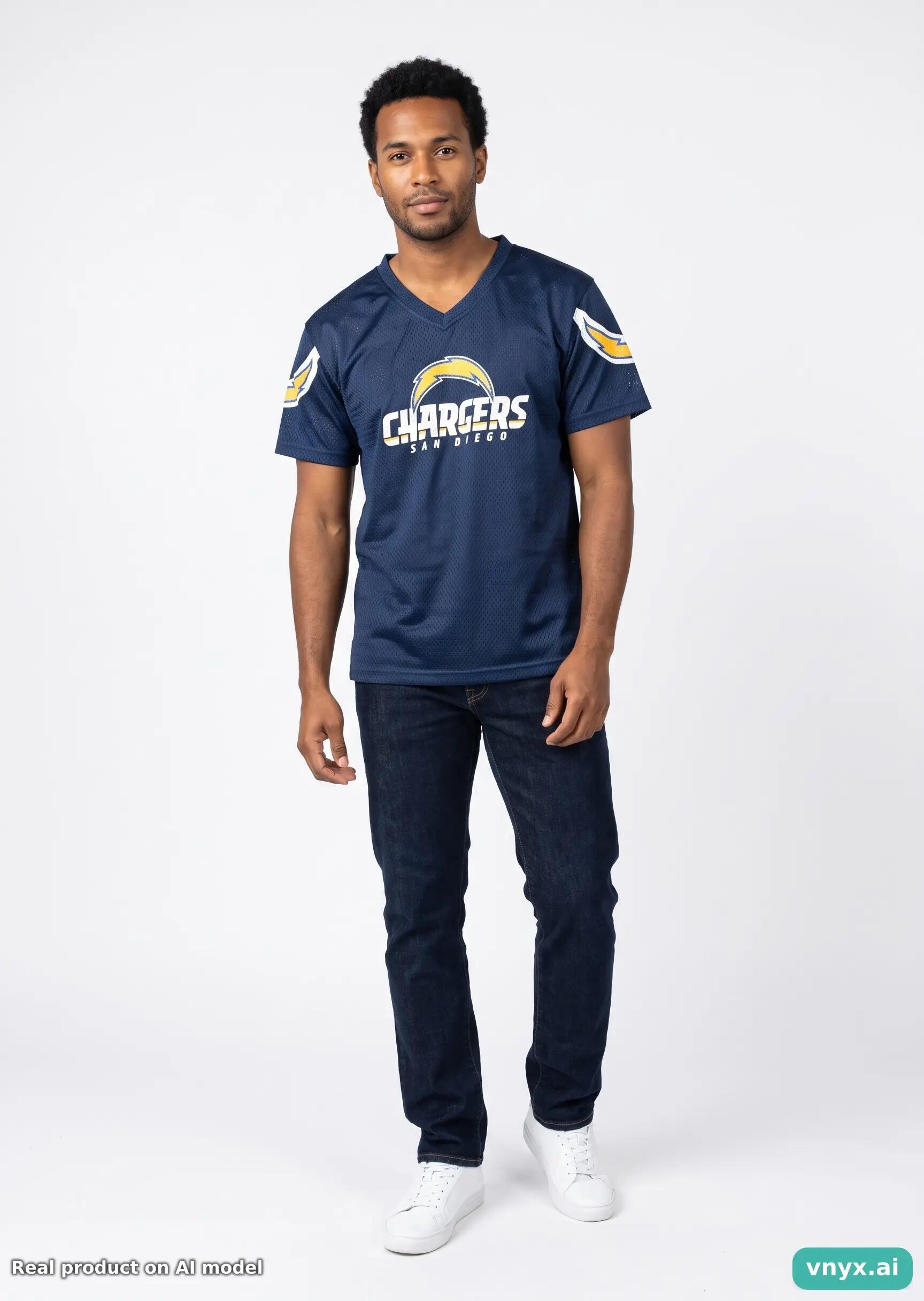 Second Life - Vintage franklin Dark Blue Jersey Men M 3/5