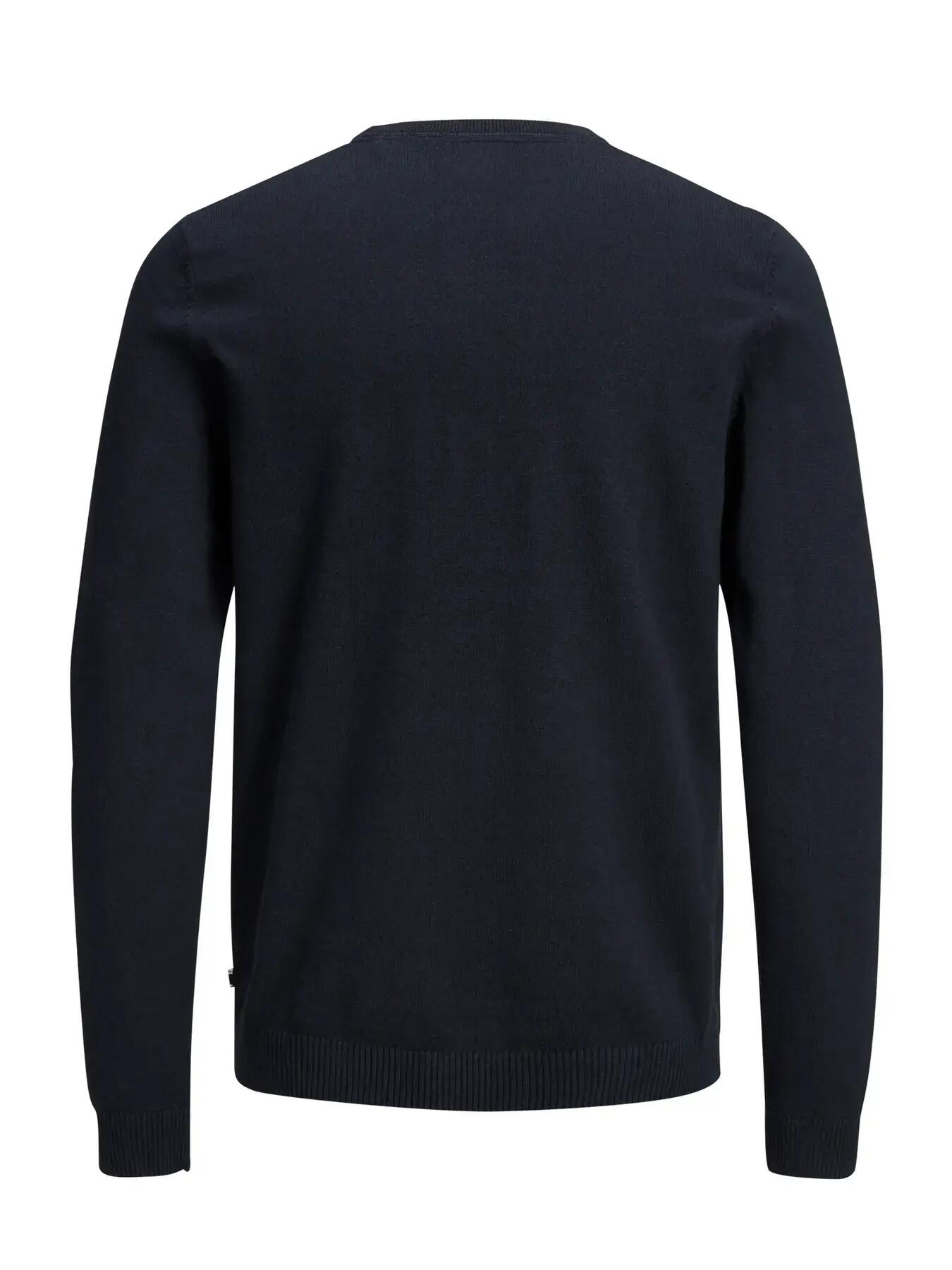 Homme Pull Regular Fit Basic Bleu marine 2/8