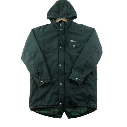 Refurbished - Herren Parka Y2K Gerade Schnitt Schwarz - In gutem Zustand