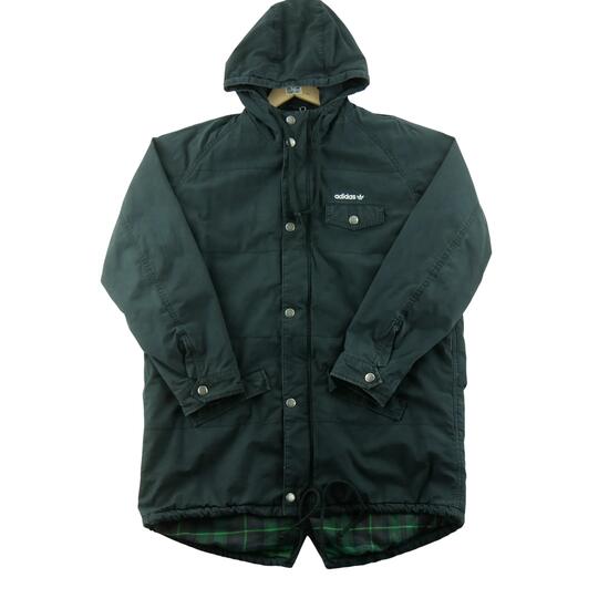 Refurbished - Herren Parka Y2K Gerade Schnitt Schwarz - In gutem Zustand