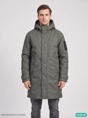Second life - rains glacial winter coat muted green men m