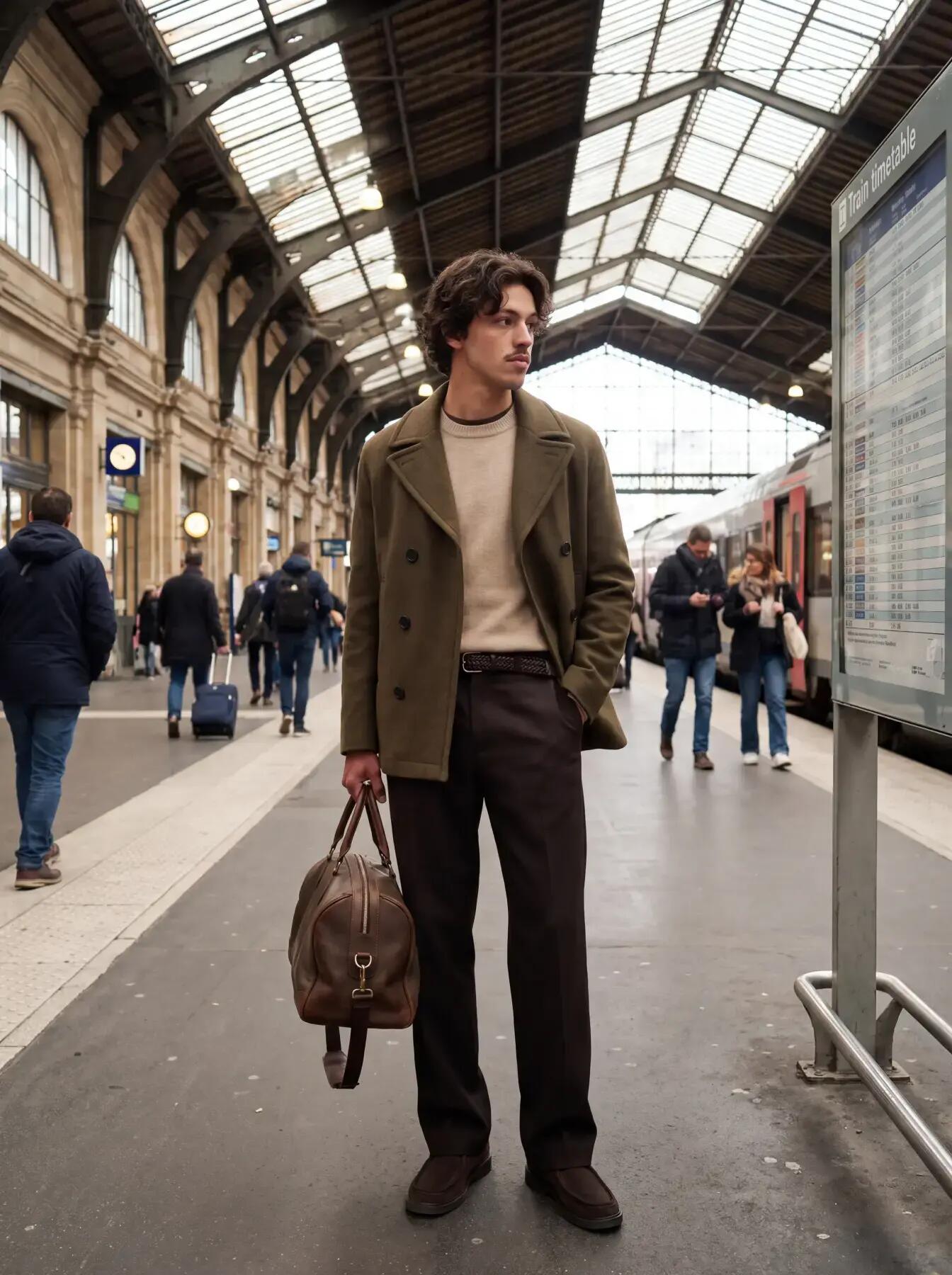 Uomo Maglione Relaxed Fit Soho Grigio chiaro 3/9