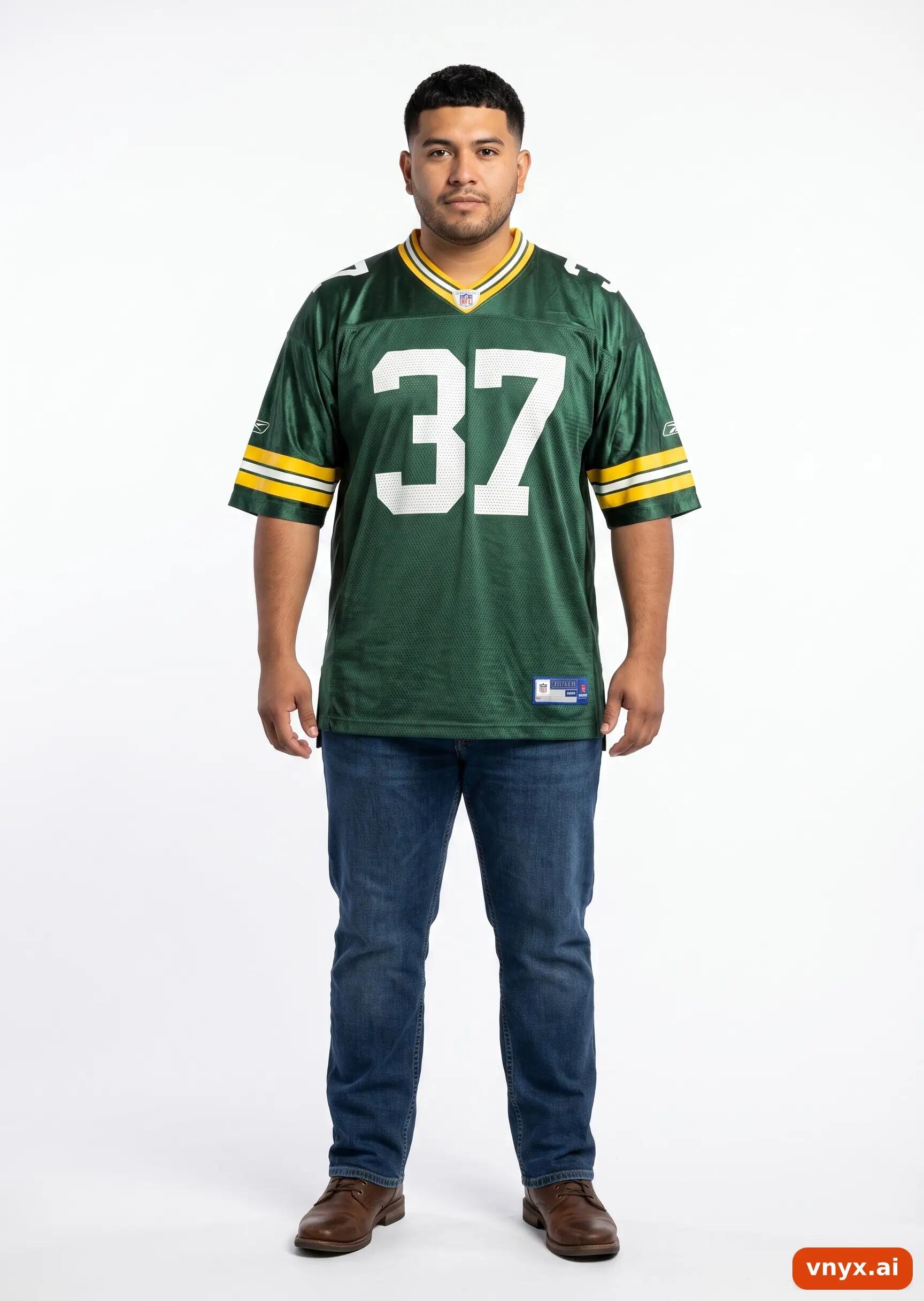 Second Life - Vintage Reebok Team Green Jersey Men L 3/5