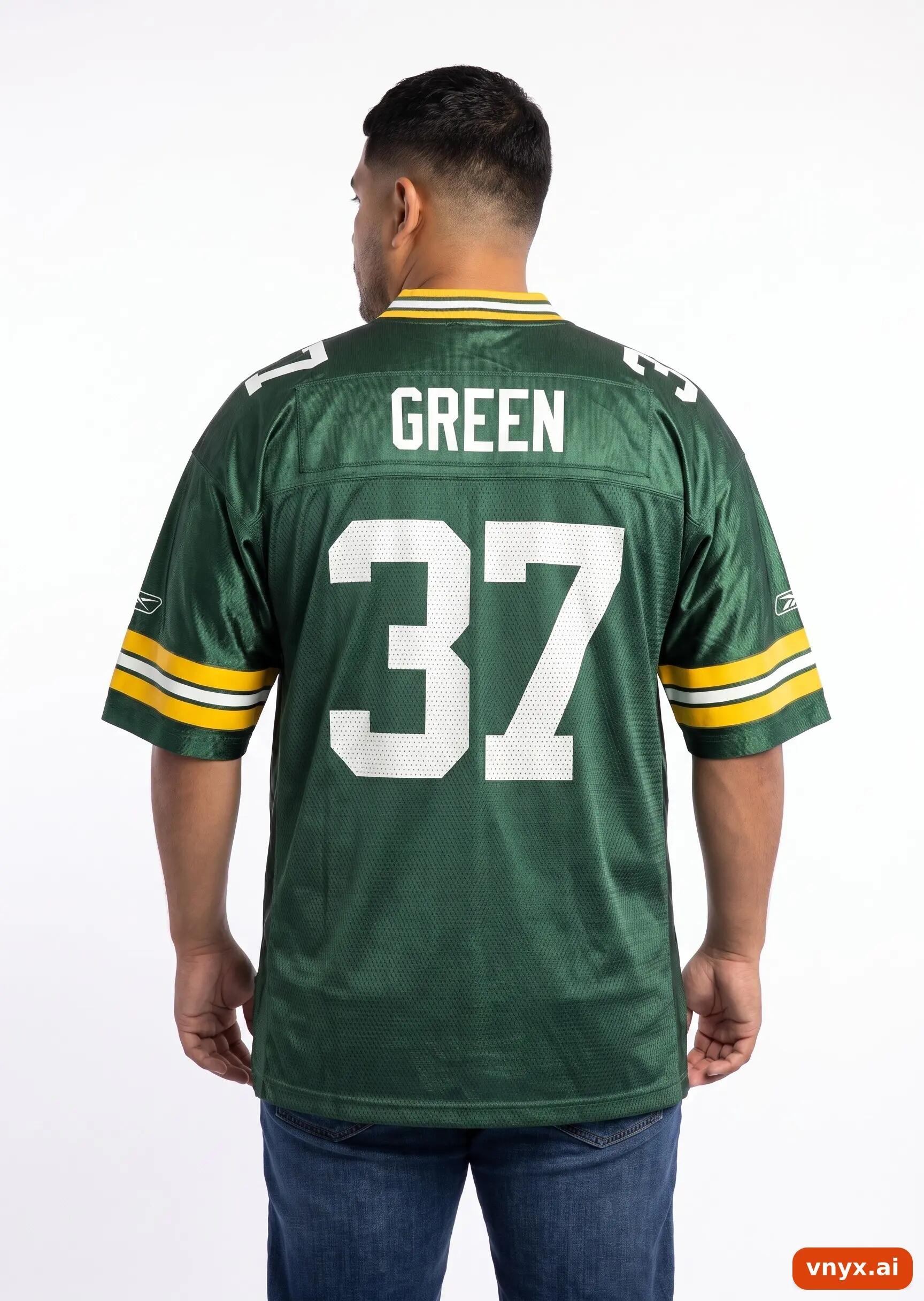 Second Life - Vintage Reebok Team Green Jersey Men L 2/5