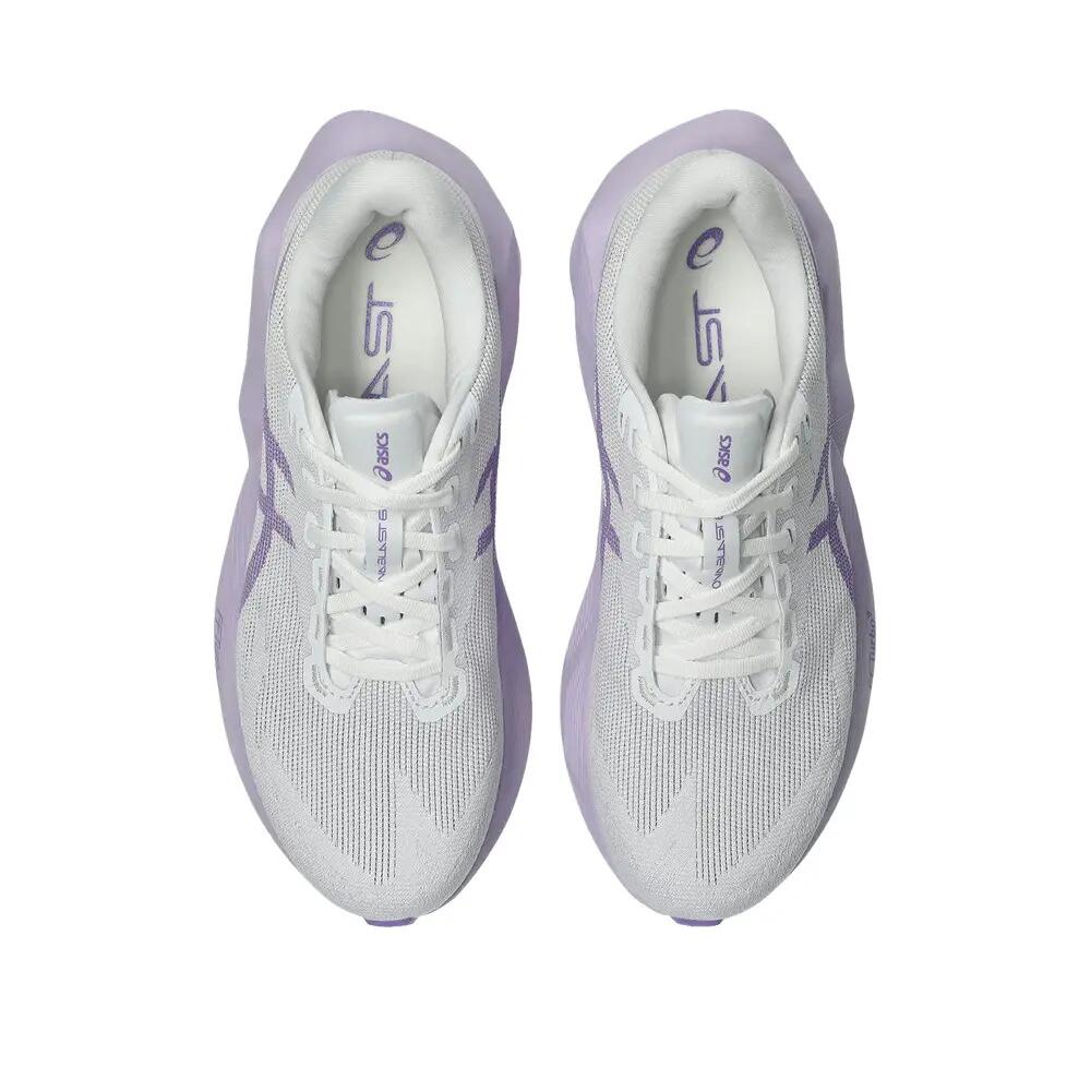 Zapatillas de correr ASICS Novablast 6 Blancas/Murasaki 7/8