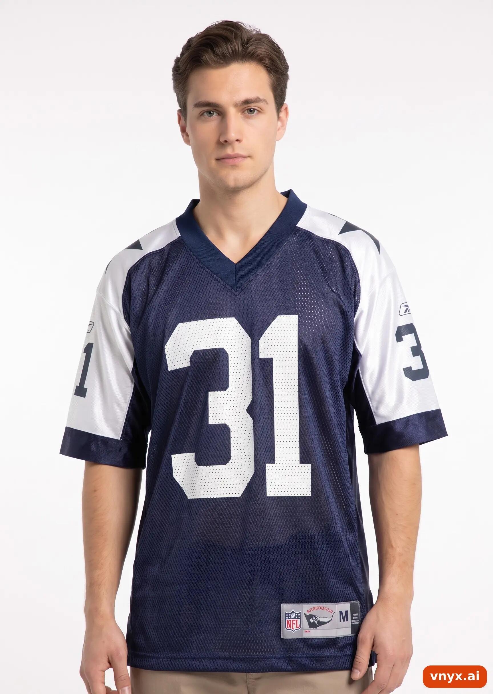 Second Life - Vintage Reebok Navy Jersey Men M 5/5