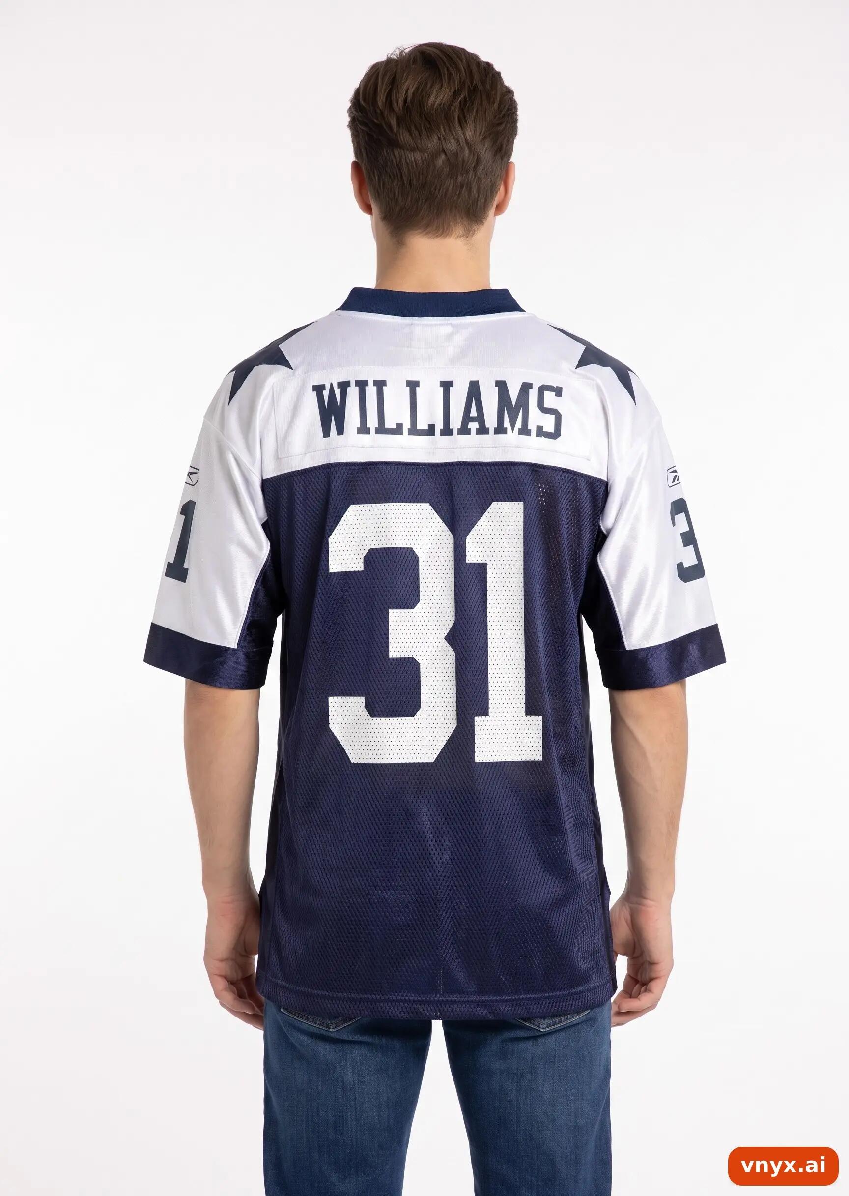 Second Life - Vintage Reebok Navy Jersey Men M 2/5