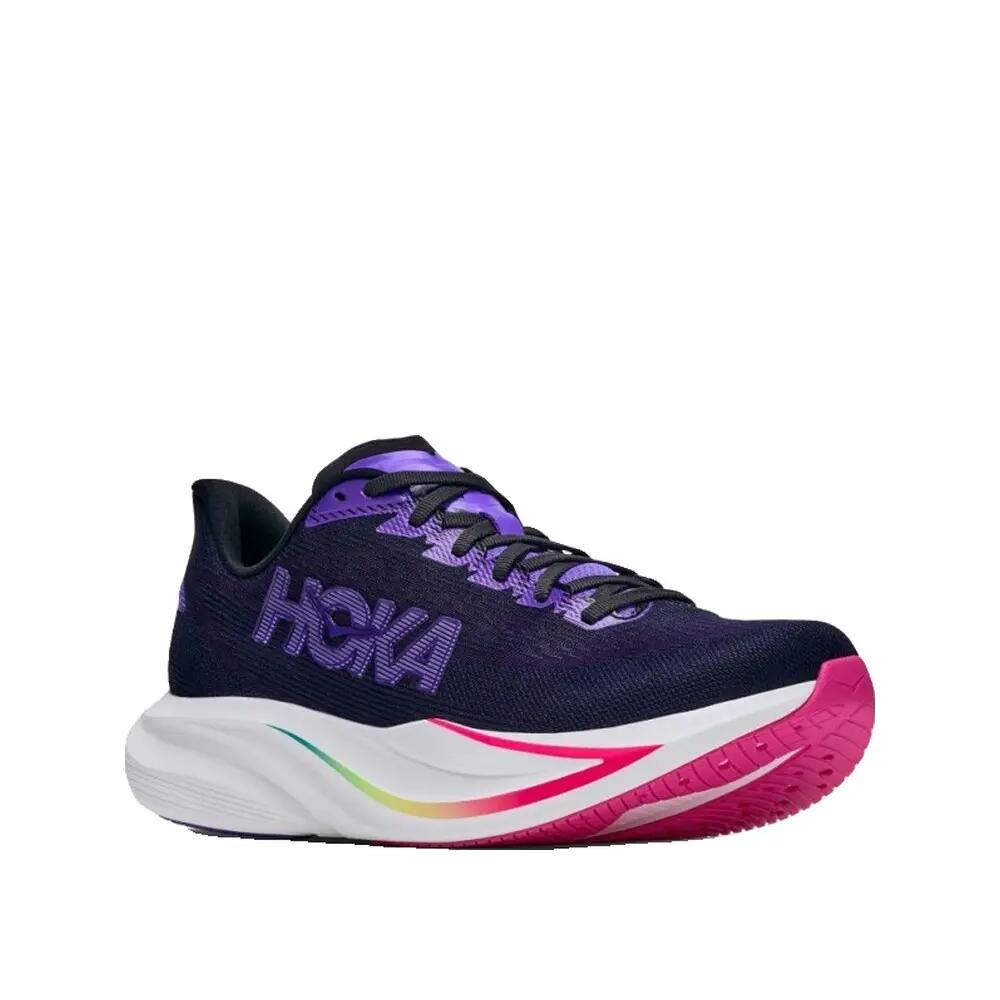 HOKA Mach 7 Dames Hardloopschoenen Zwart/Multi 2/4