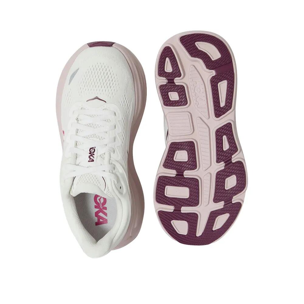 Zapatillas de running HOKA Bondi 9 Mujer Blanco/Rosa Ópalo 4/6