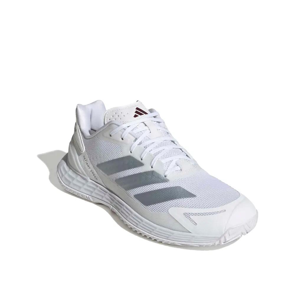 Adidas Defiant Speed 2 Weiße Padel-Schuhe 5/6