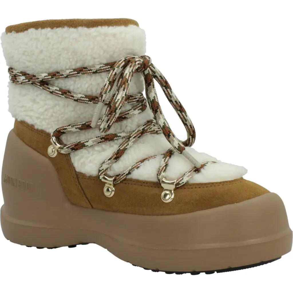 Buty MOON BOOT MEZZALUNA BOOT SHEARLING 25000900 03 Jasnobrązowy 5/5