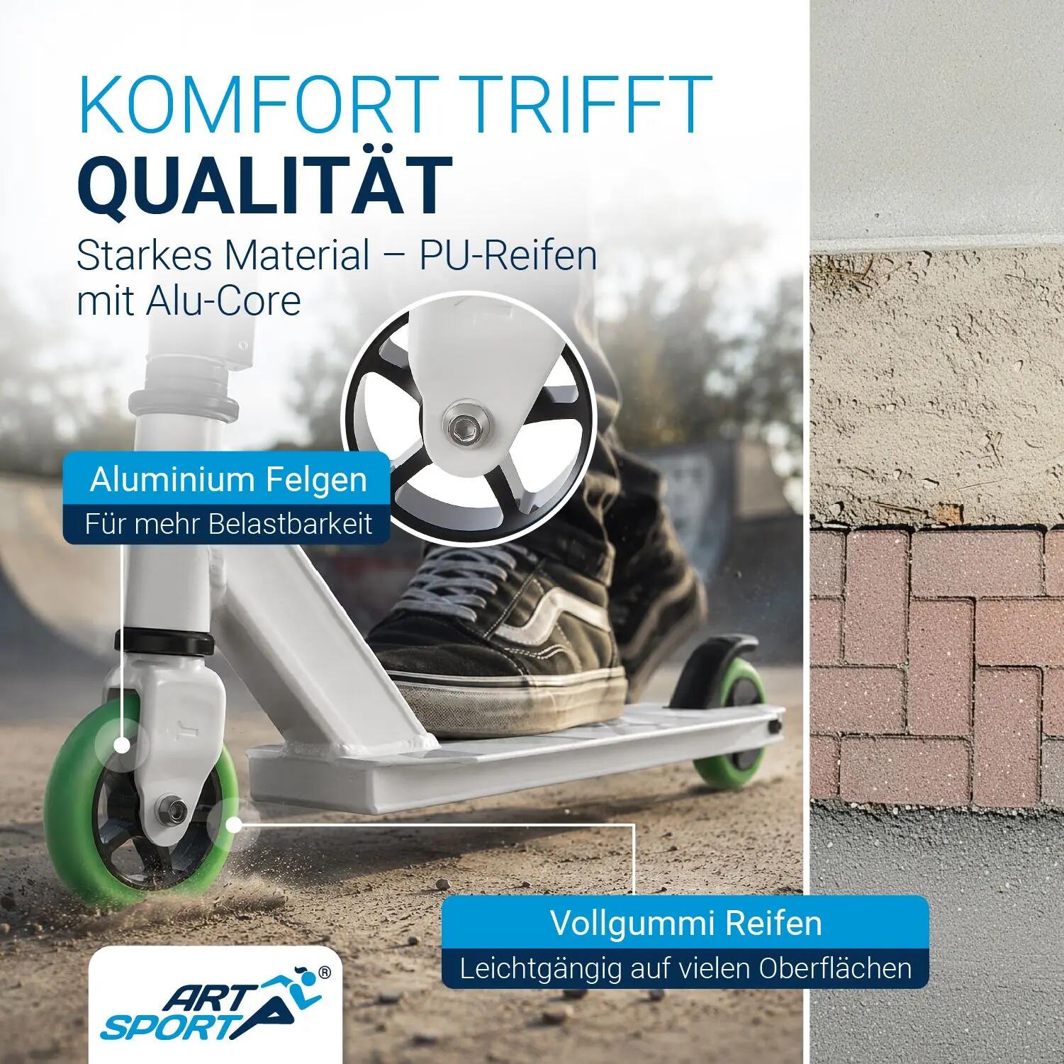 Stuntscooter Futuristic Tretroller für Kinder & Jugendliche 3/7