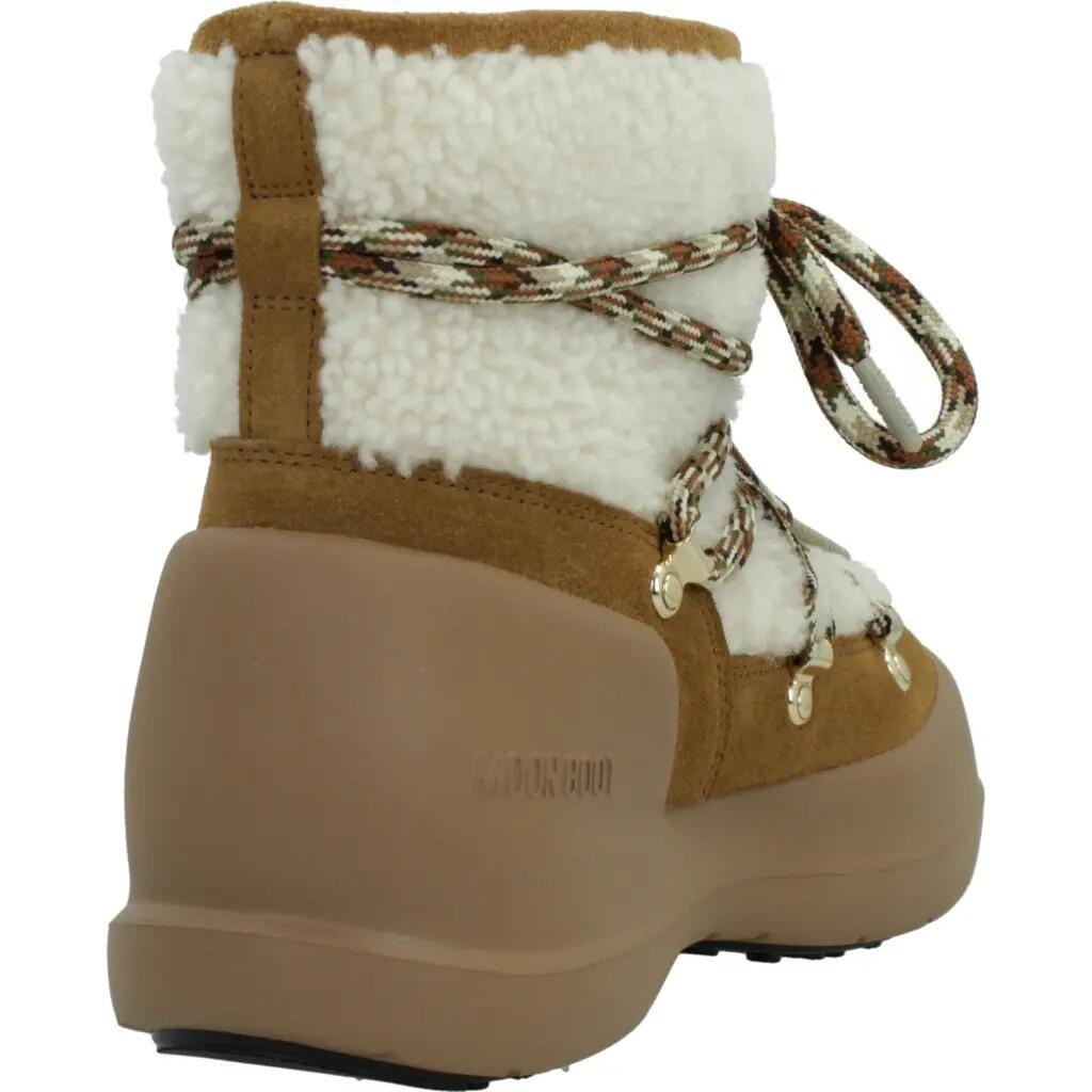 Buty MOON BOOT MEZZALUNA BOOT SHEARLING 25000900 03 Jasnobrązowy 3/5