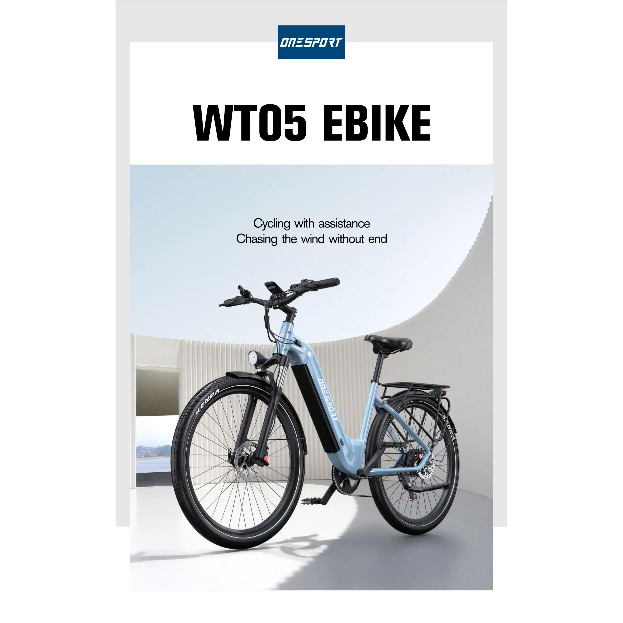 ONESPORT WT05, 36V, 250W, Bluetooth, APP, hydraulické brzdy, nízky rám,120kg 6/15