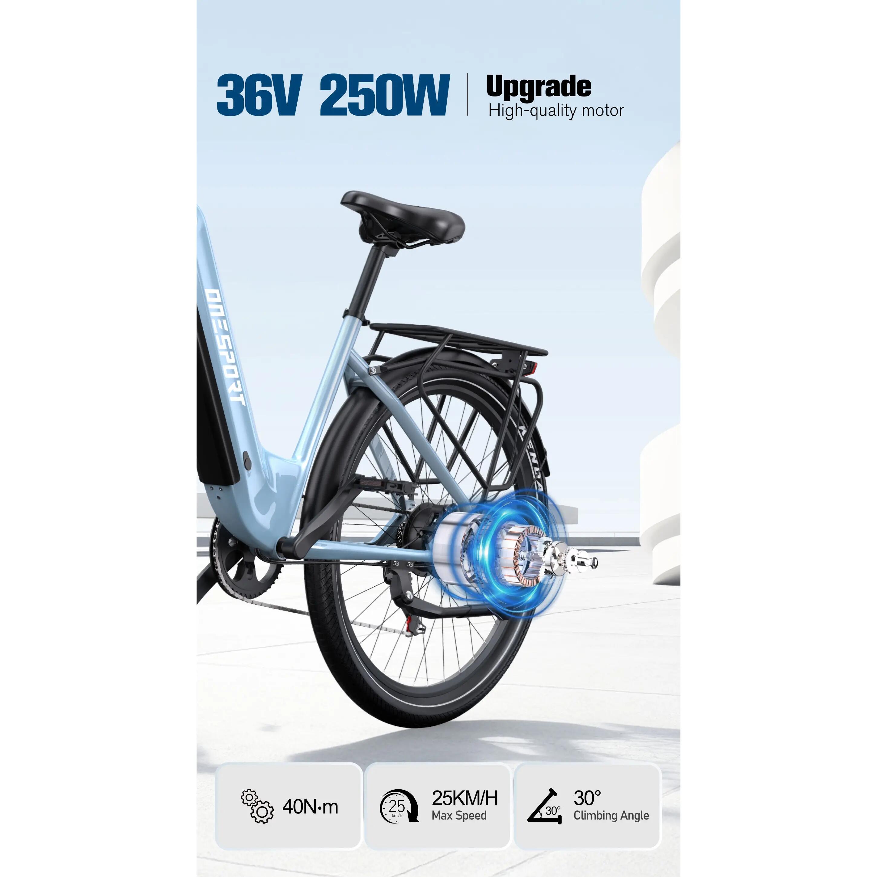 ONESPORT WT05, 36V, 250W, Bluetooth, APP, hydraulické brzdy, nízky rám,120kg 13/14