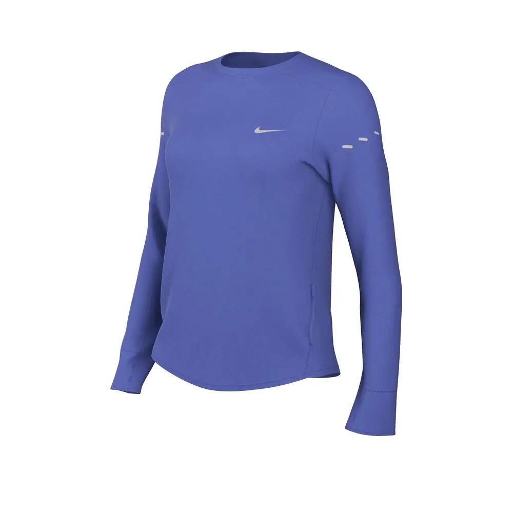 T-shirt de course Nike Swift Dri-Fit UV Dames Zwart/Blauw 3/4